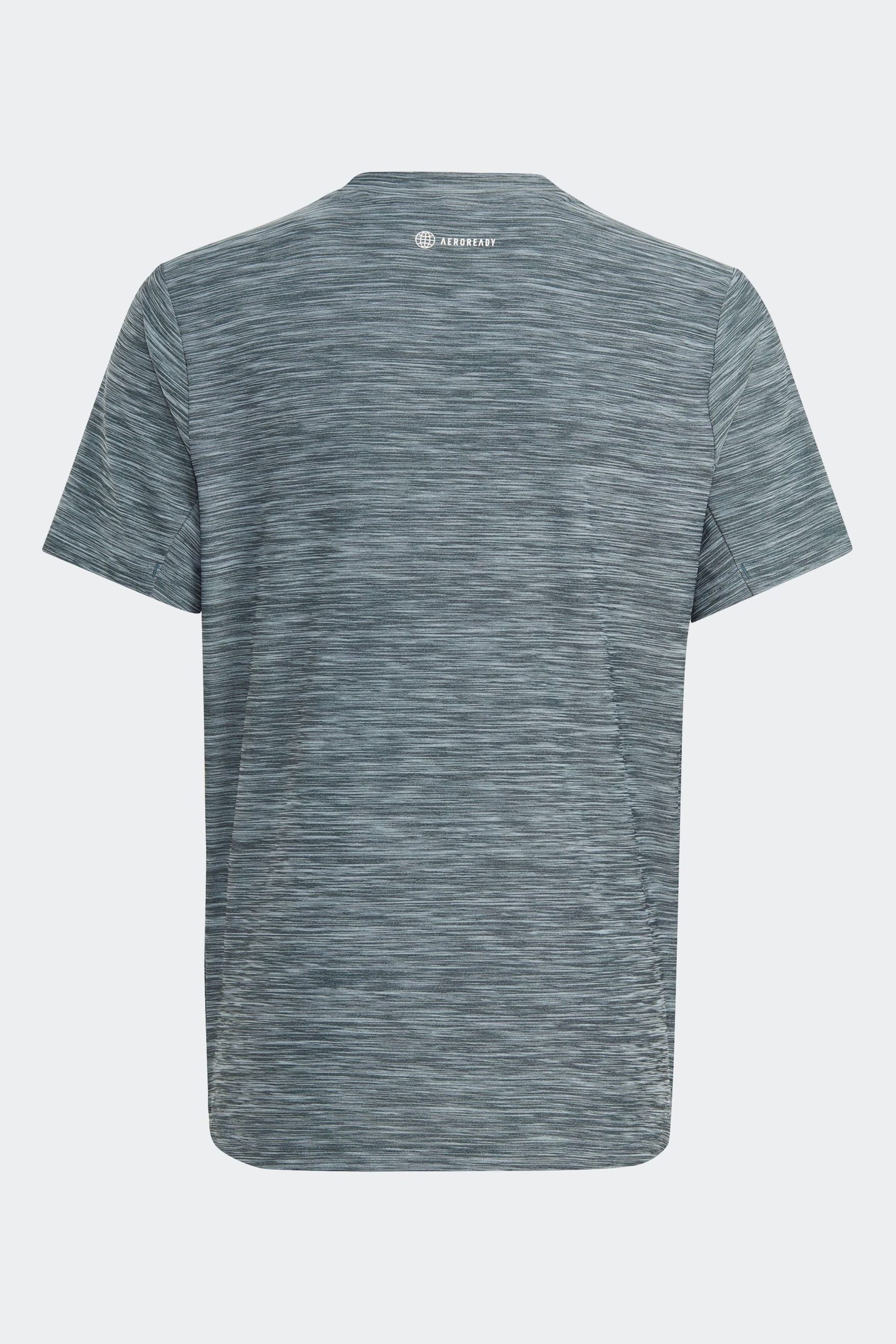 adidas Grey Sportswear Aeroready Heather T-Shirt - Image 2 of 5