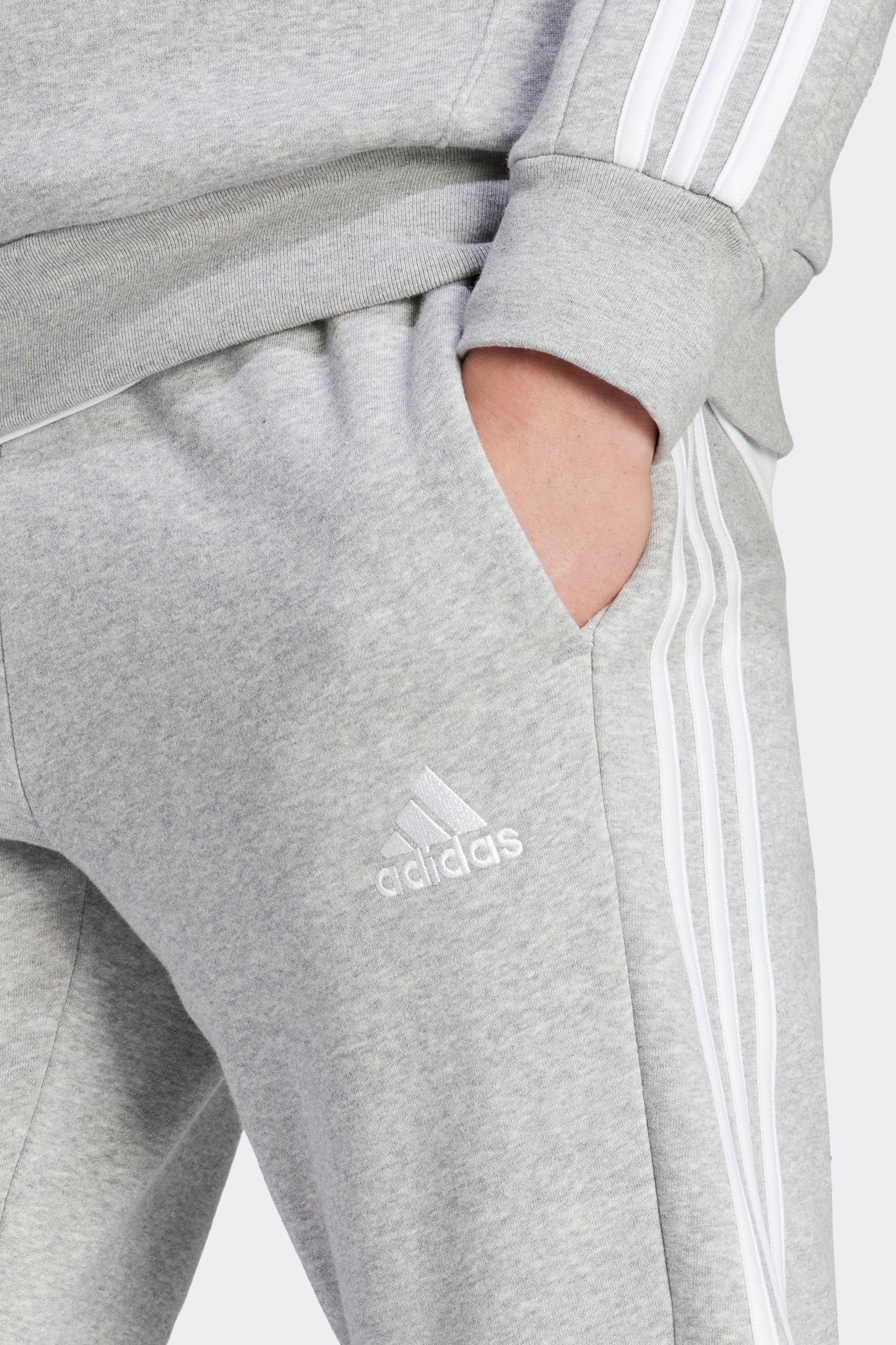 Buy adidas Dark Grey Essentials 3 Stripe Joggers from Next USA