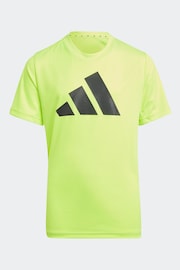 adidas Green Regular Fit Sportswear Train Essentials Aeroready Logo T-Shirt - Image 5 of 9