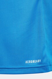 adidas Blue Sportswear Train Essentials Aeroready 3-Stripes Regular-Fit Training Set - Image 11 of 11