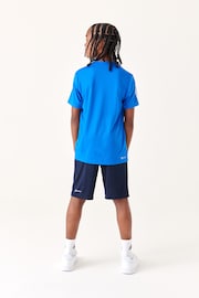 adidas Blue Sportswear Train Essentials Aeroready 3-Stripes Regular-Fit Training Set - Image 2 of 11