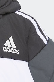 adidas Black Infant Padded Jacket - Image 3 of 4