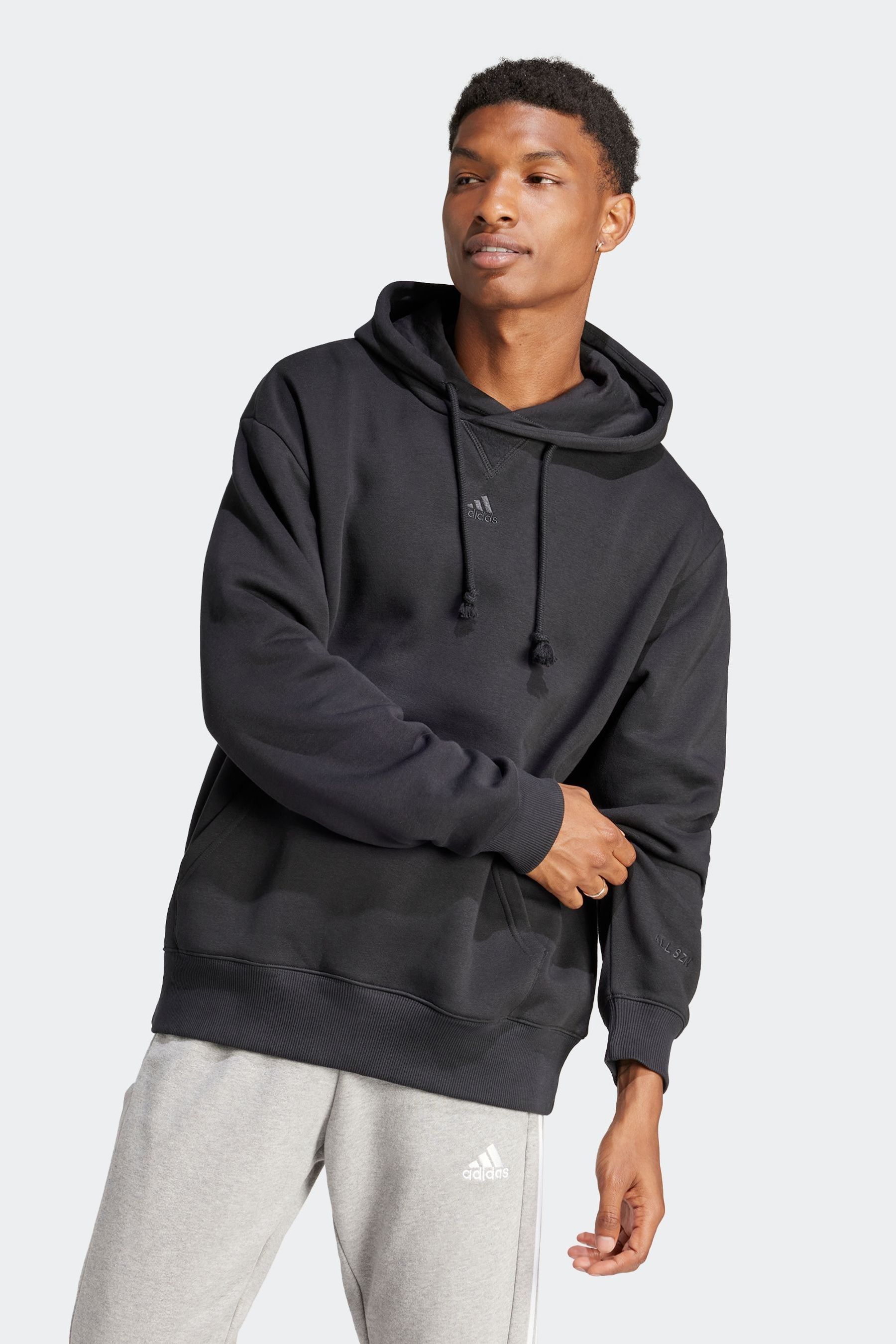 Buy adidas Black Sportswear All Szn Fleece Hoodie from Next Luxembourg