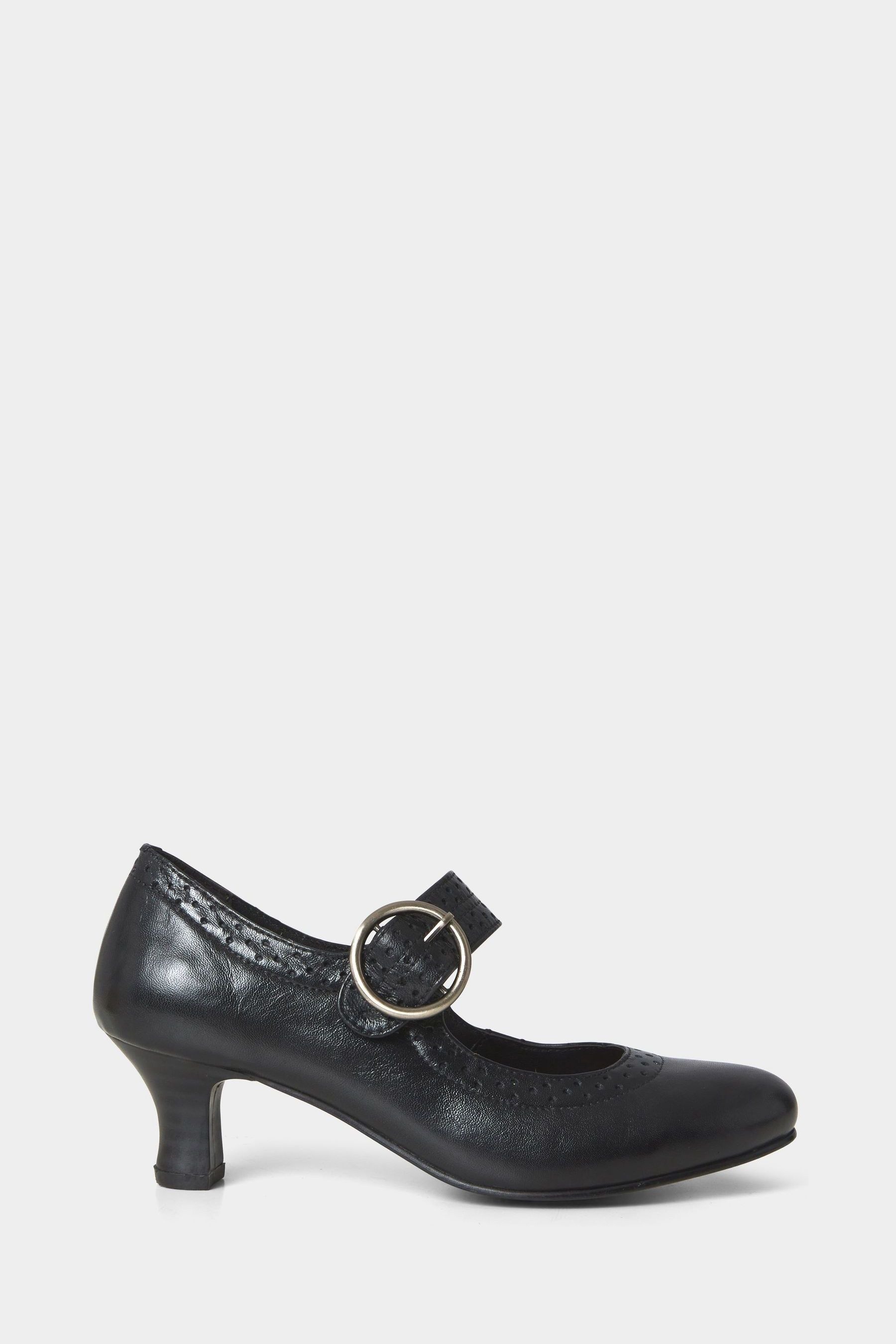 Joe Browns Black Mimi Leather Mary Jane Shoes