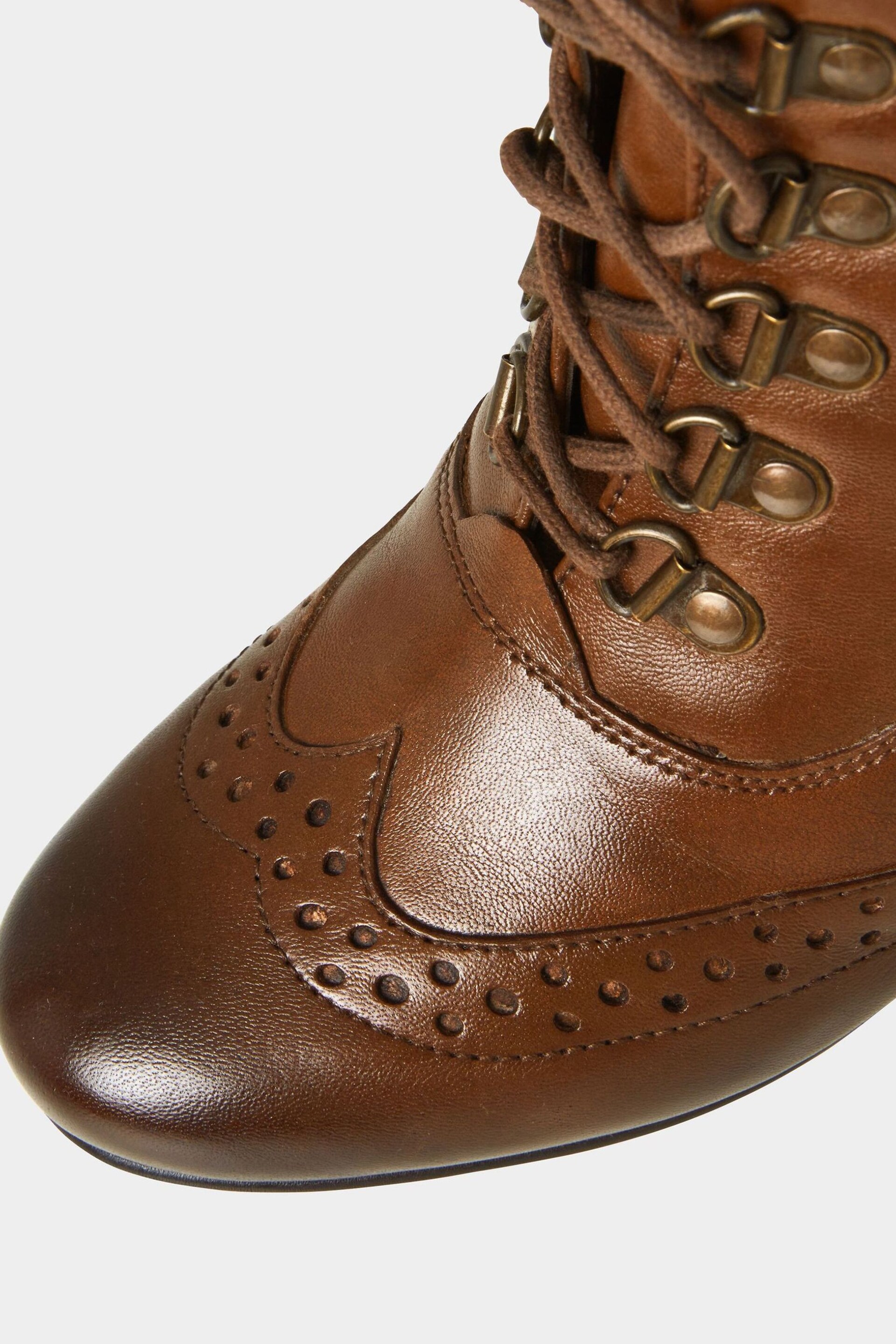 Joe Browns Brown Fenchurch Leather Boots - Image 4 of 4