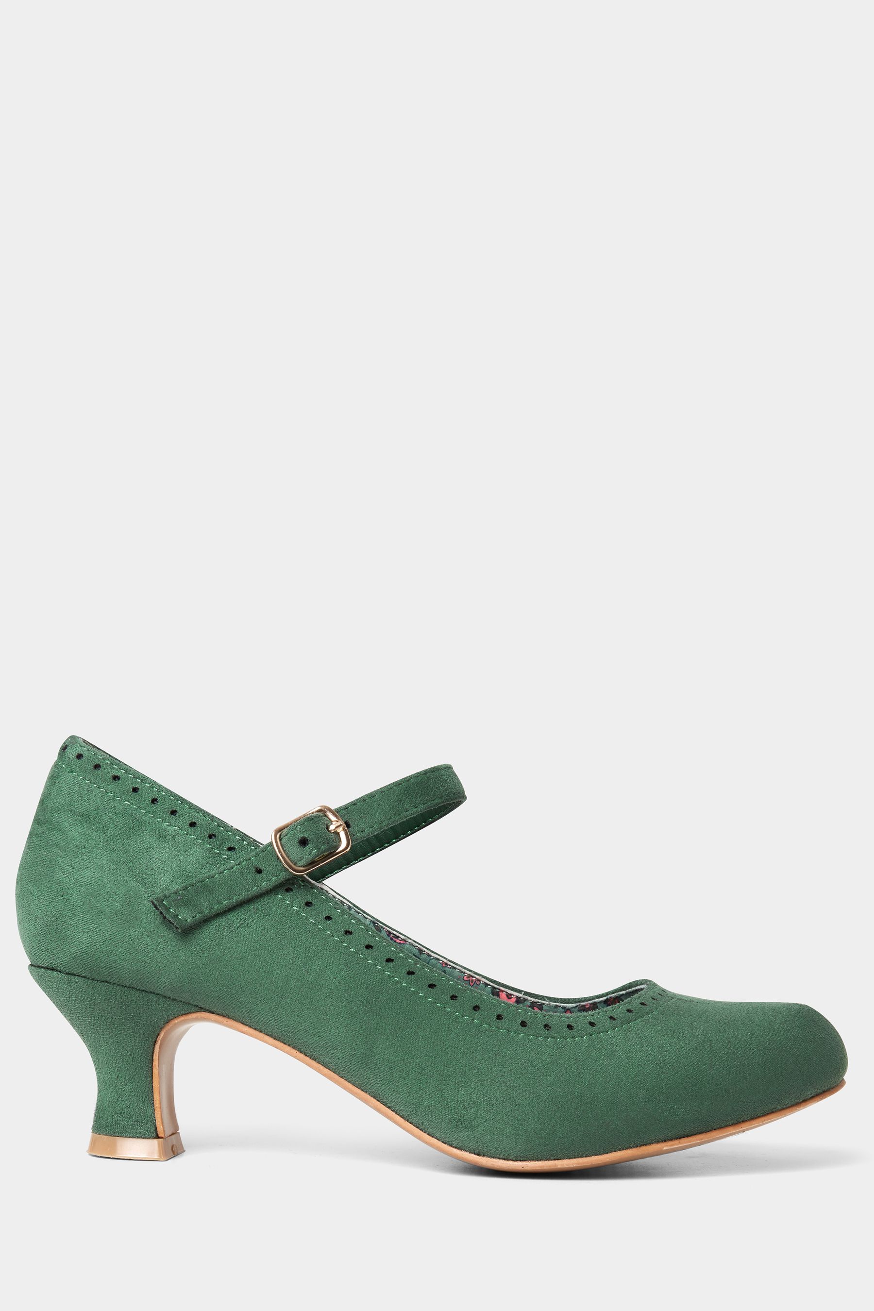 Green mary jane shoes online