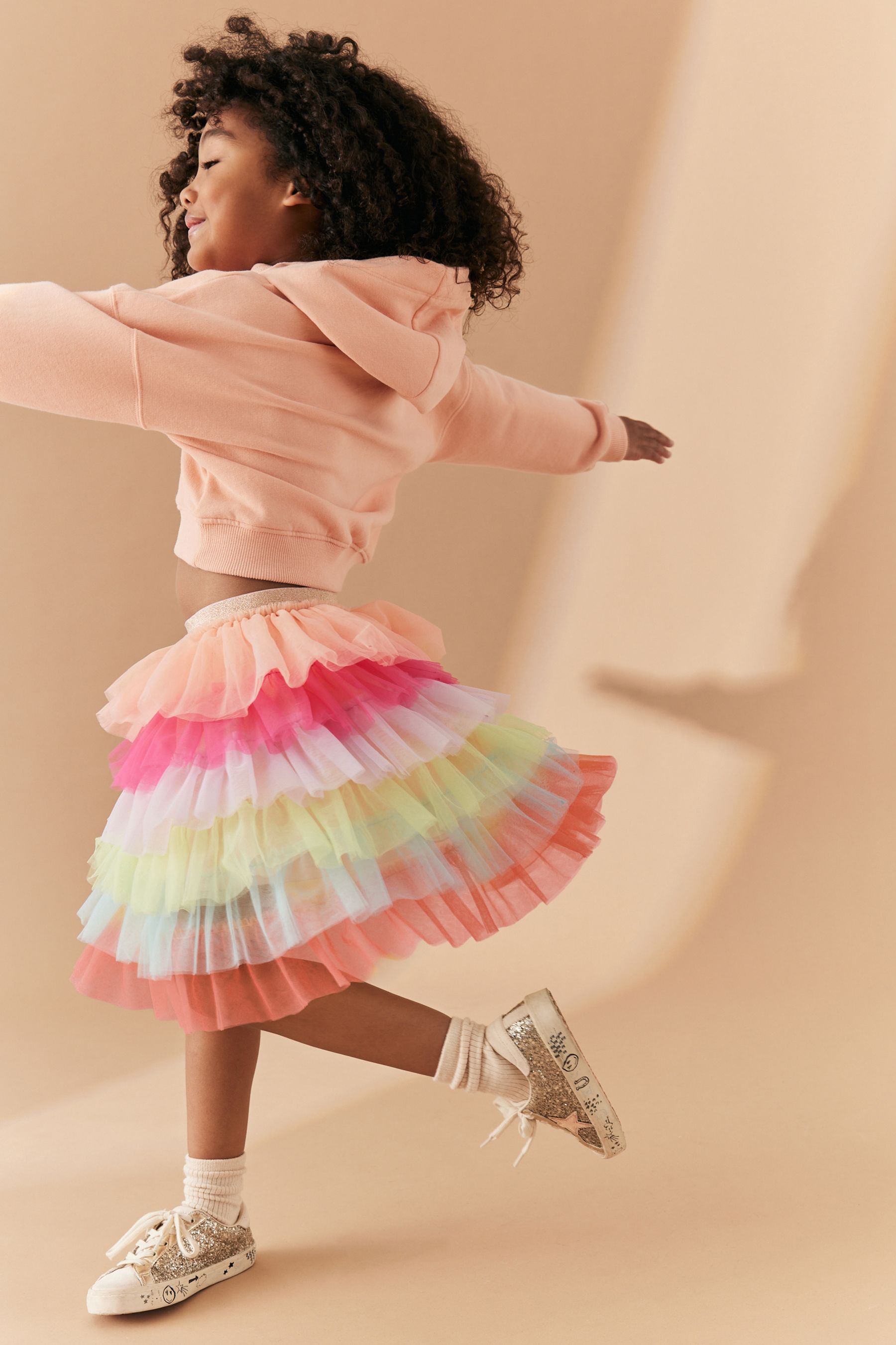 Mesh rainbow skirt sale