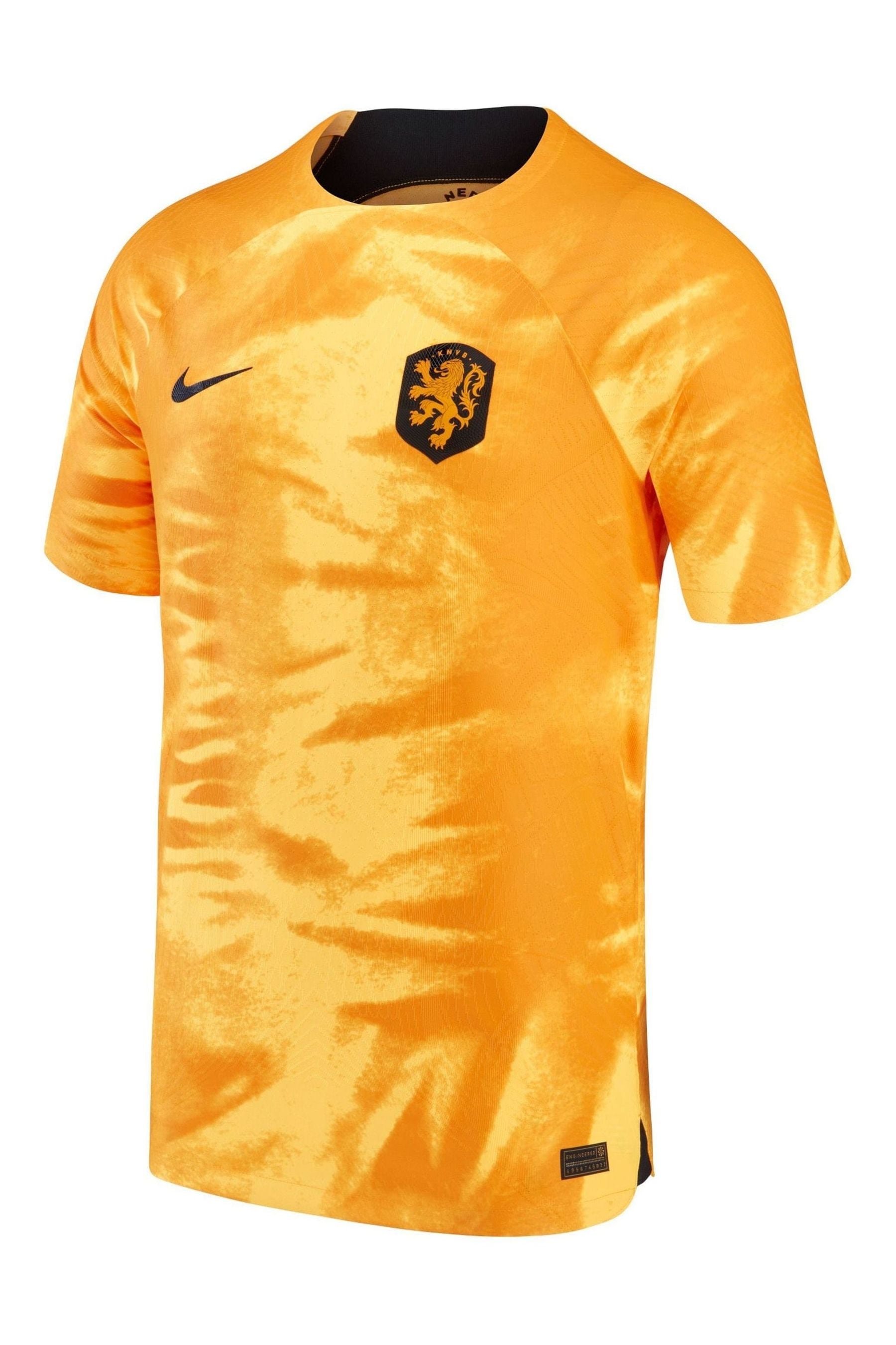 Buy Nike Golden Blank Netherlands Home Match Football Shirt 2022 from the Next UK online shop