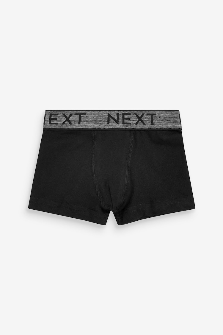 Black/Grey Waistband Trunks 10 Pack (1.5-16yrs) - Image 4 of 11