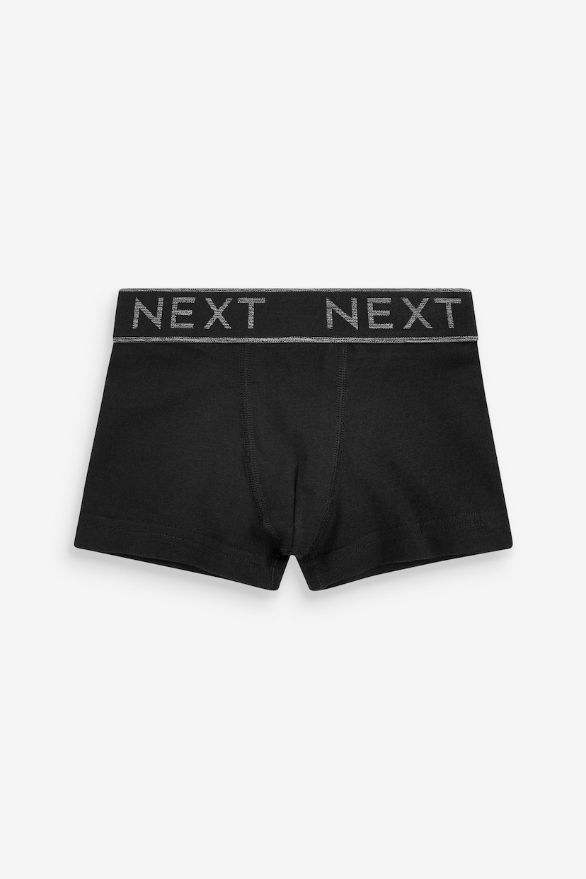 Black/Grey Waistband Trunks 10 Pack (1.5-16yrs) - Image 8 of 11