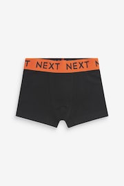 Black w Bright Waistband Trunks 7 Pack (2-16yrs) - Image 4 of 10