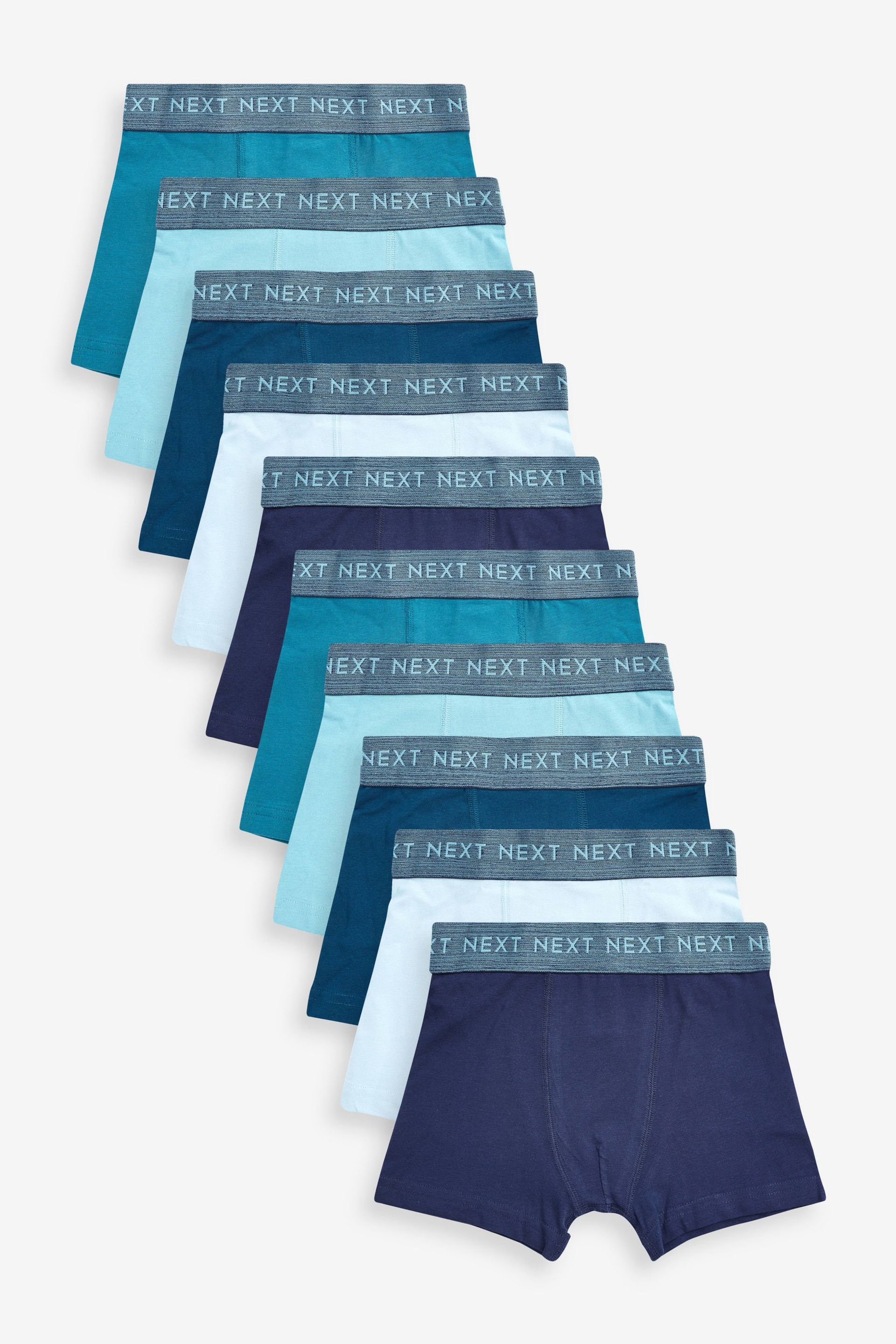 Blue Trunks 10 Pack (1.5-16yrs) - Image 1 of 11