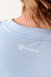 adidas Blue Sportswear Aeroready T-Shirt - Image 5 of 5