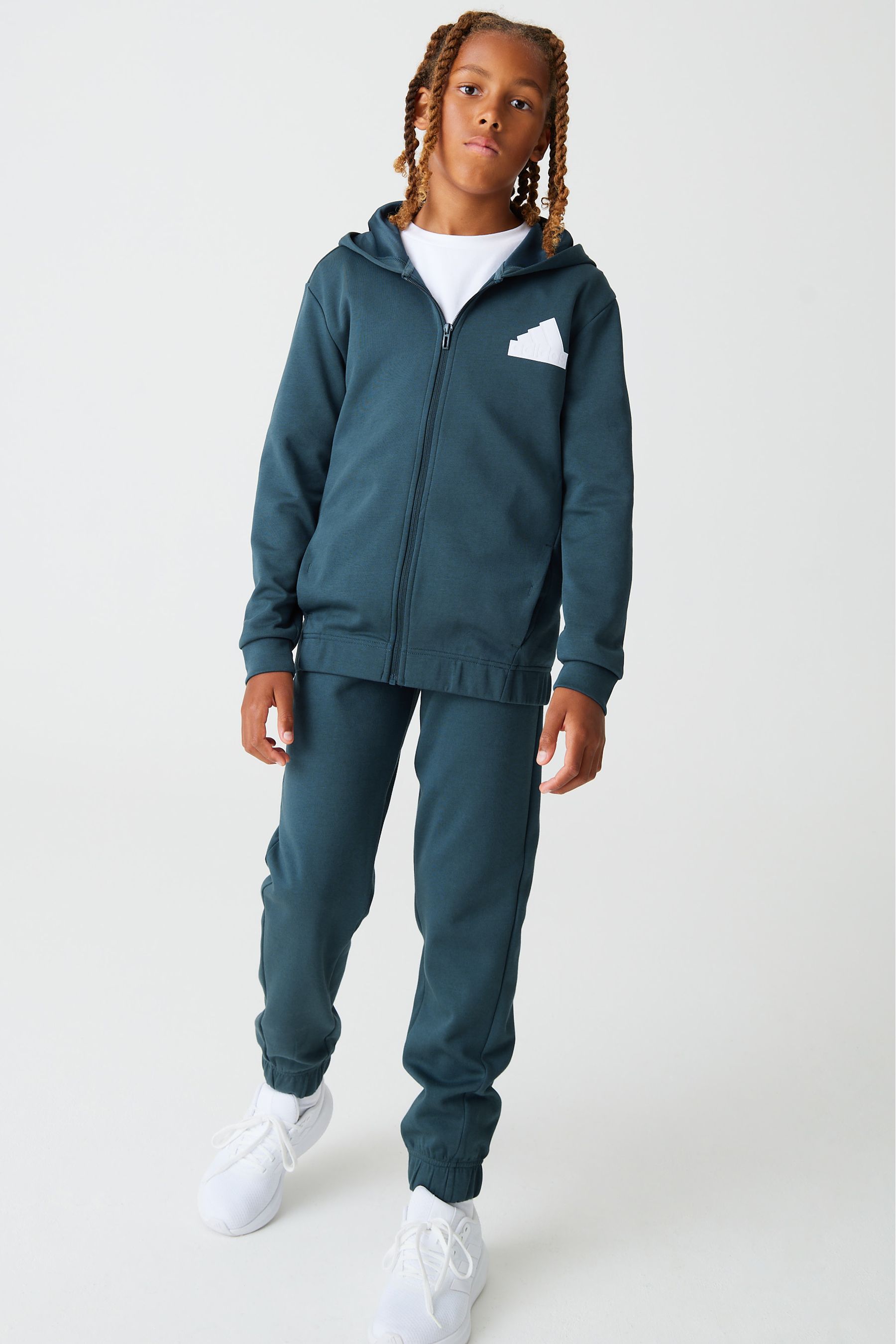 Buy adidas Green Kids Future Icons Logo Tracksuit from Next Saudi Arabia