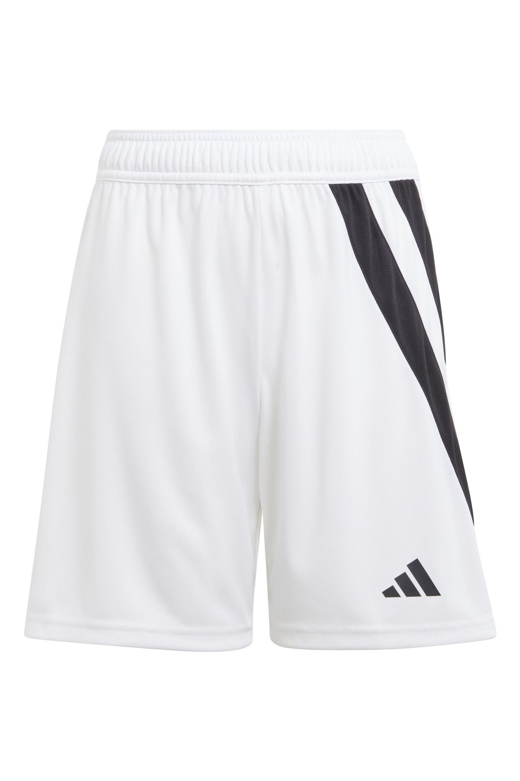 White adidas football shorts outlet