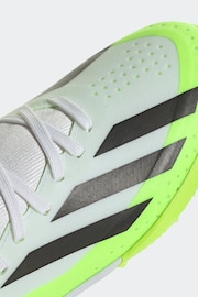 adidas White/Black Kids Sport Performance X Crazyfast.3 Turf Boots - Image 8 of 9