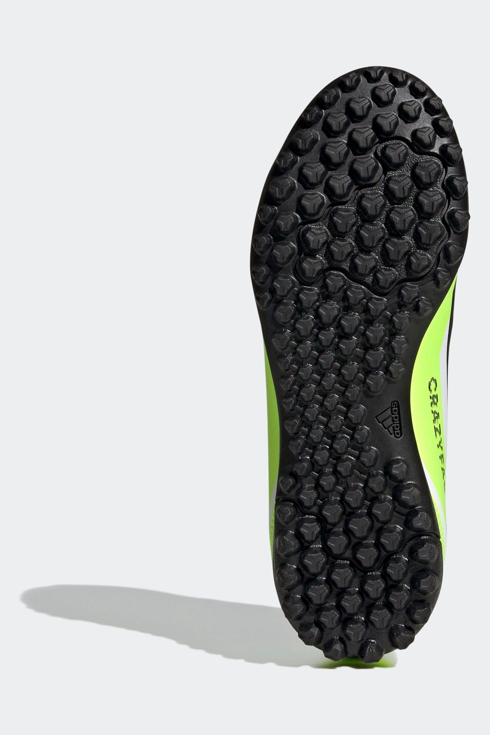 adidas White/Black Football Sport Performance Kids X Crazyfast 4 Turf Boots - Image 7 of 9