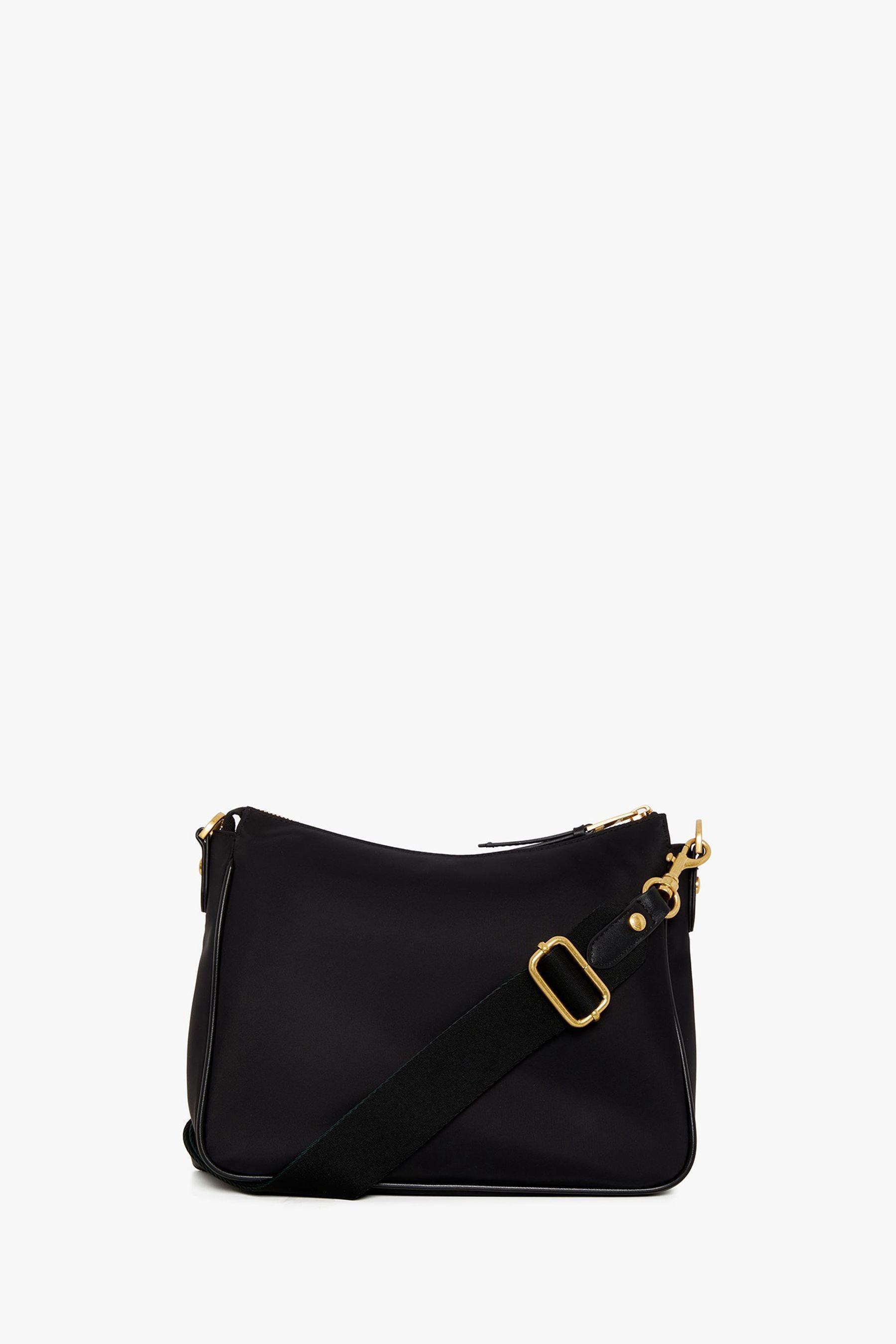 Jasper Conran London Black Nylon Cross Body Bag ONE Womens