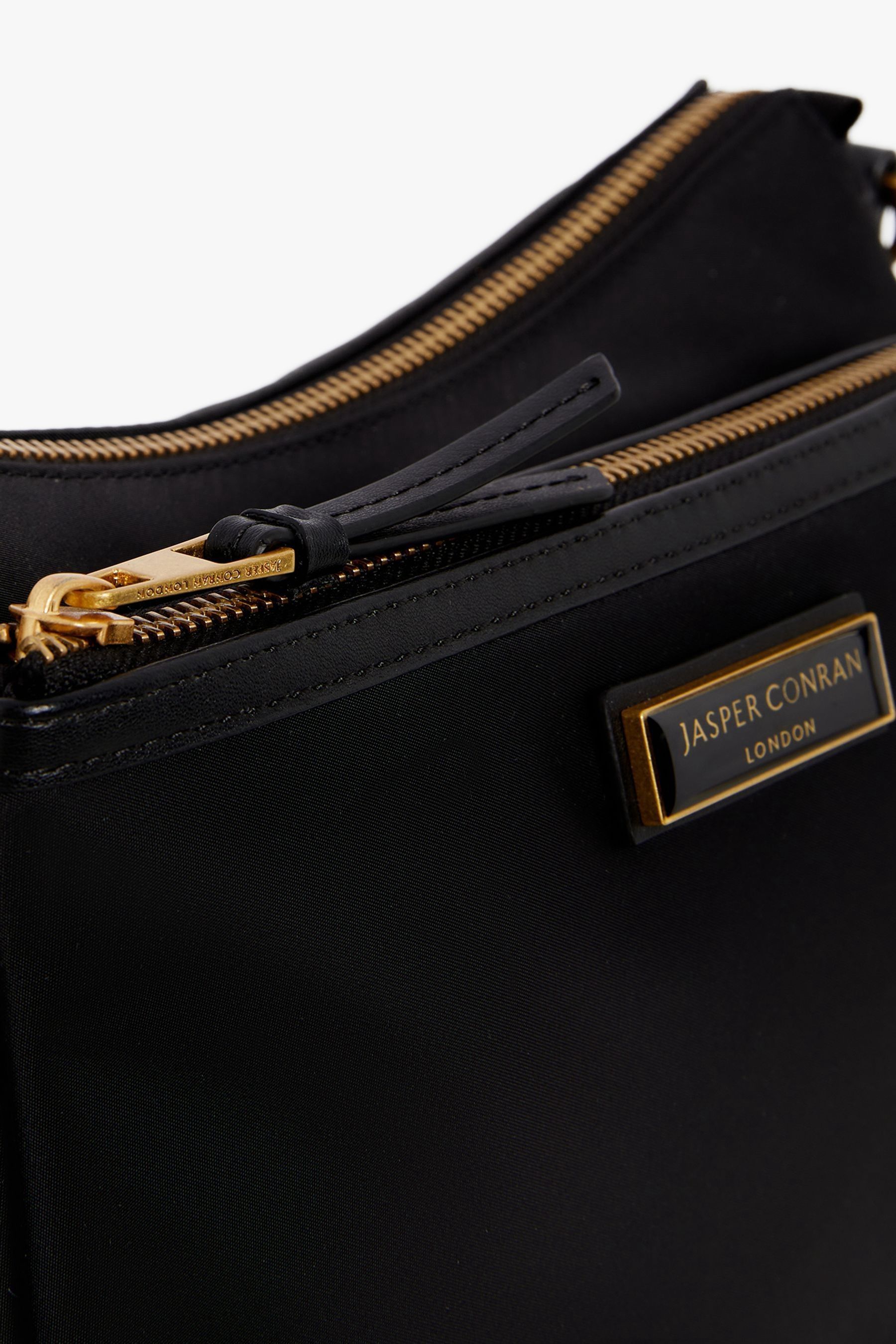 Jasper Conran London Black Nylon Cross Body Bag