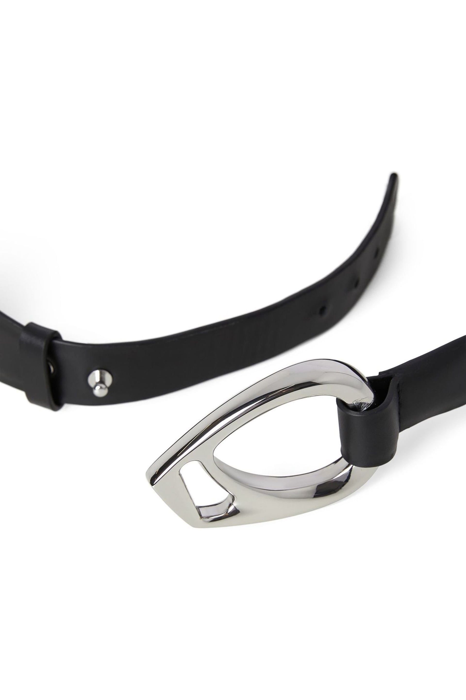 Jasper Conran London Black Leather Belt - Image 2 of 3