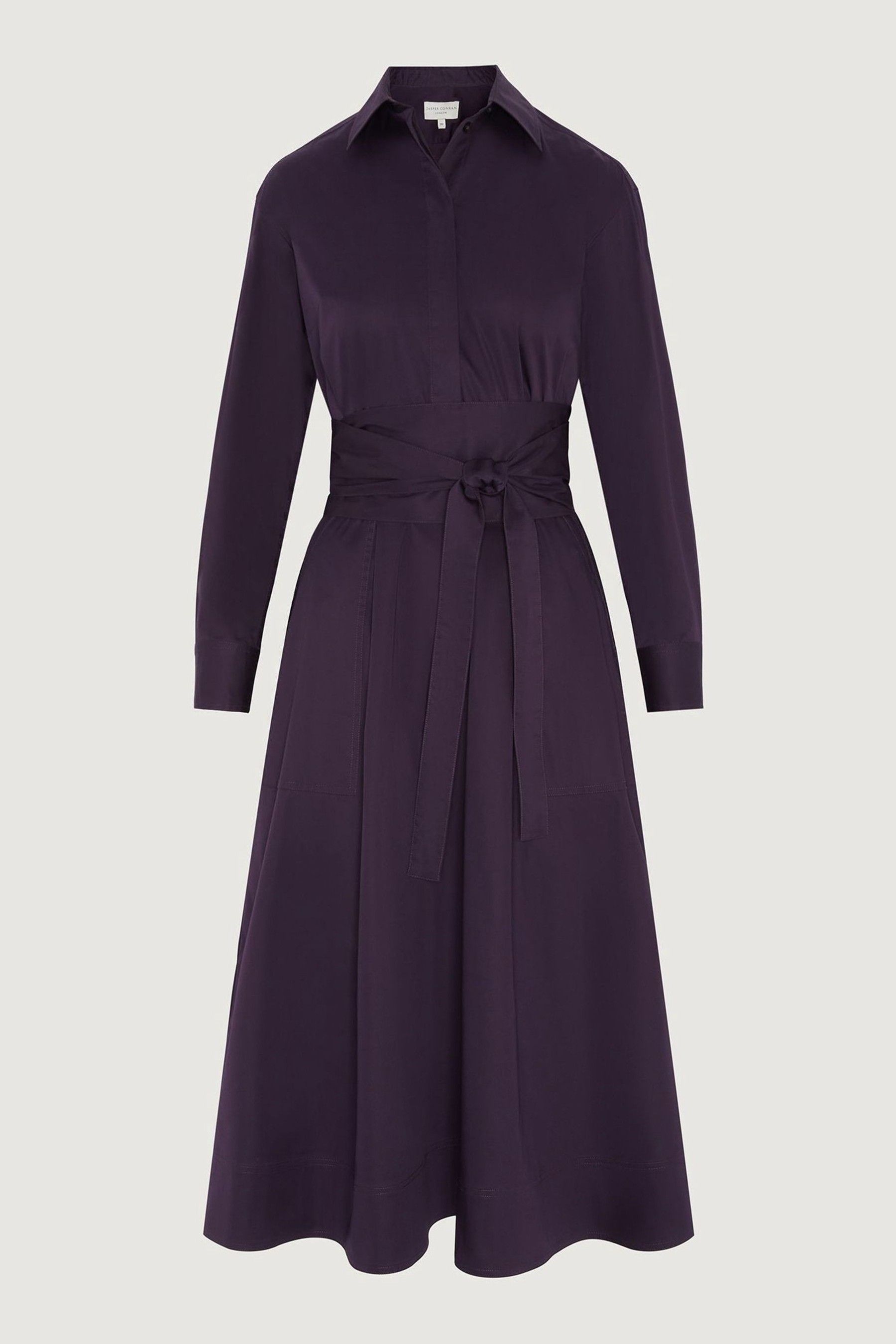 Buy Jasper Conran London Purple Blythe Full Skirt Shirt Dress from Next Luxembourg