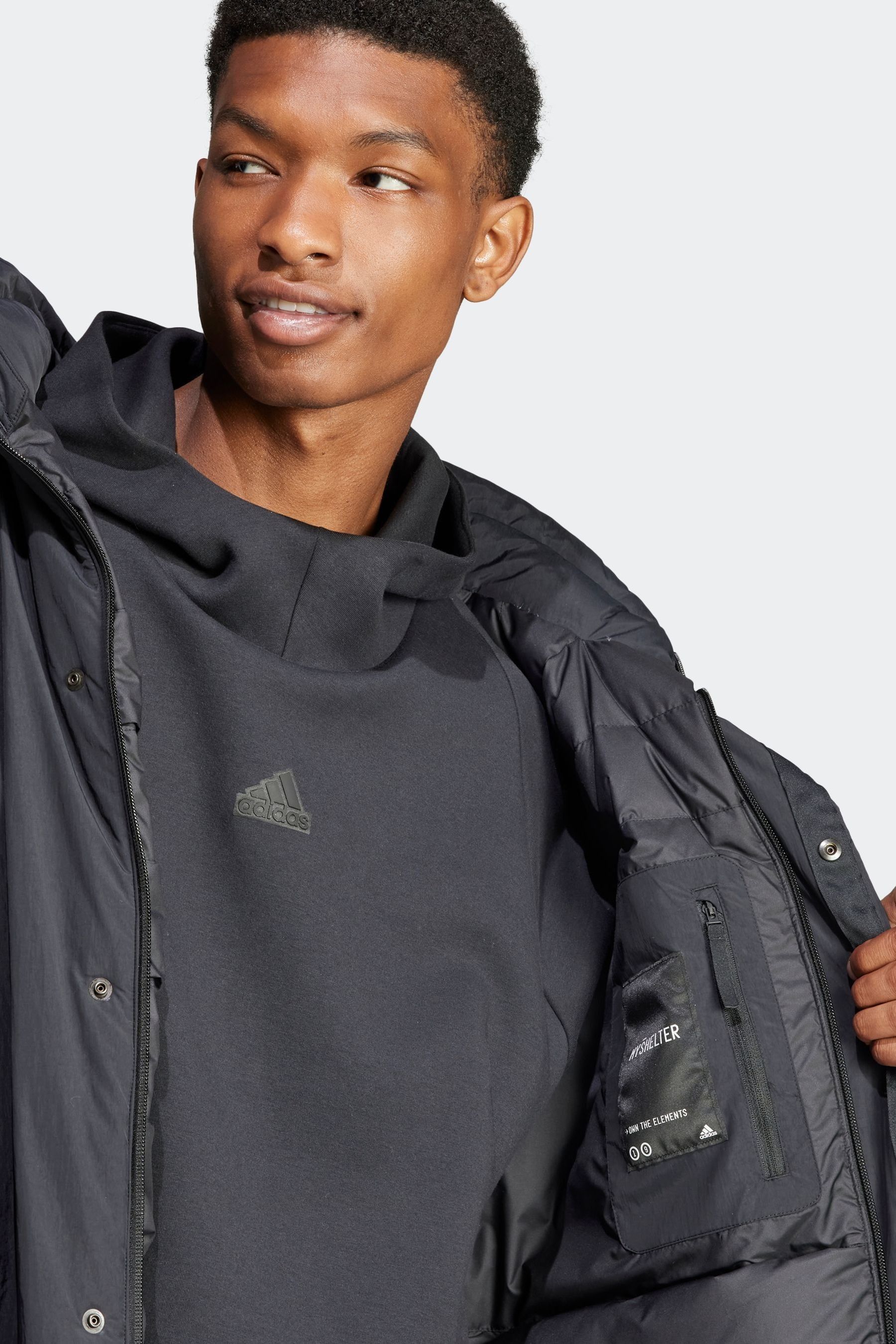 Grey adidas jacket new arrivals