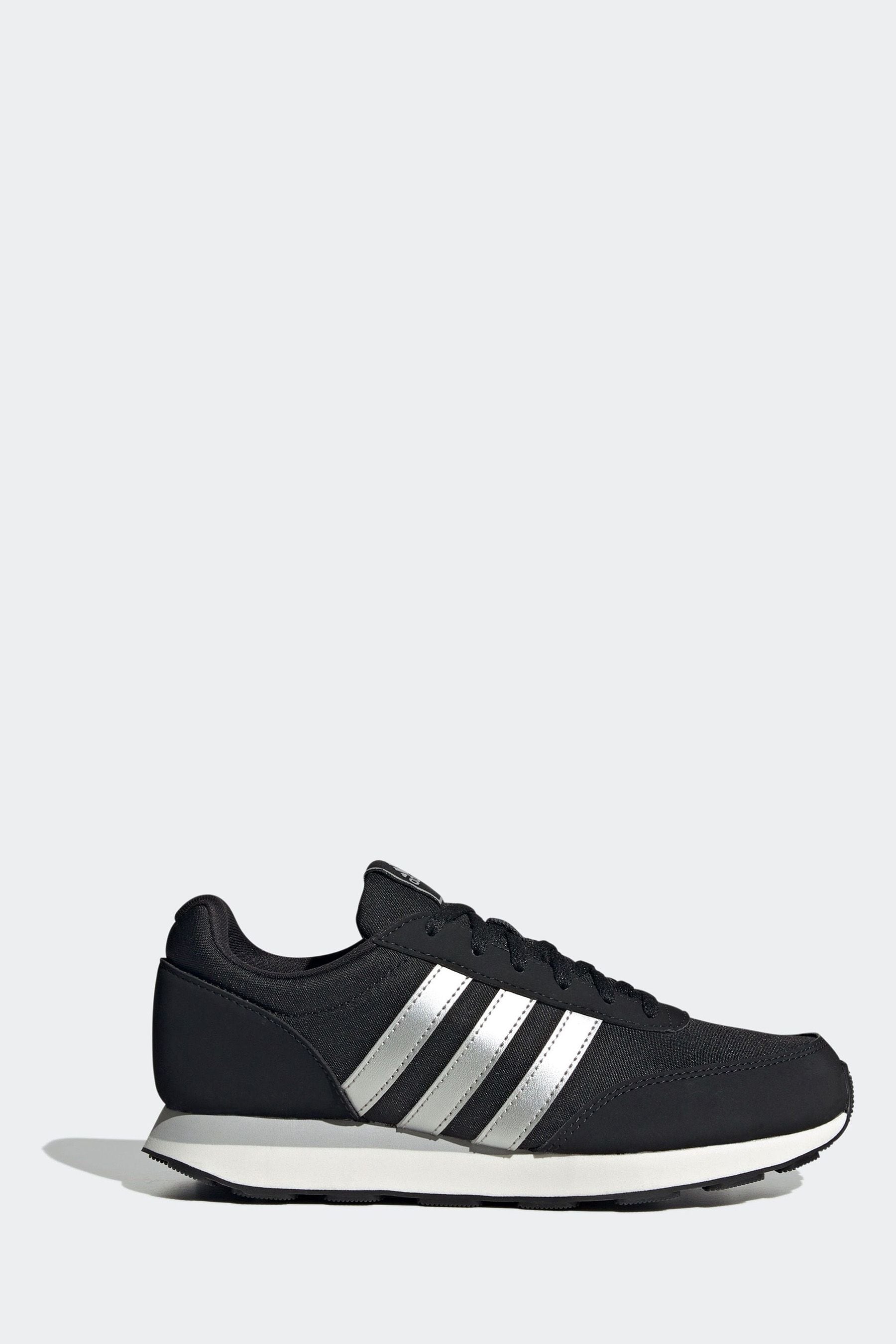 Buy adidas Black White Sportswear Run 60S 3.0 Lifestyle Running Trainers from Next Luxembourg