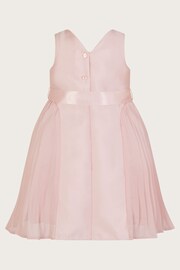 Monsoon Pink Baby Polly Pleated Bridesmaid Dress - Image 2 of 2