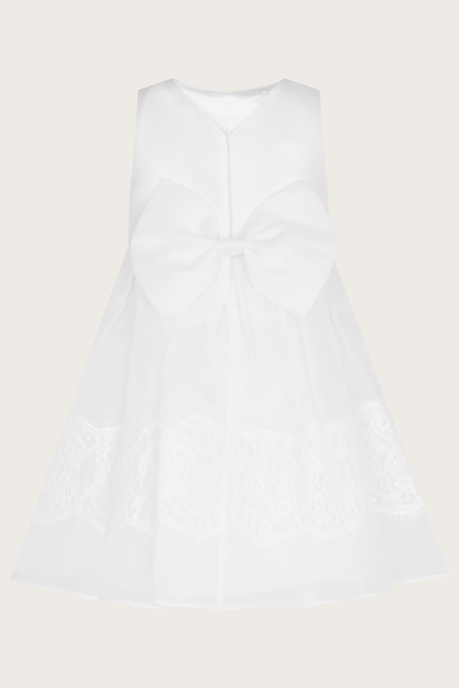 Monsoon White Lace Baby Alovette Communion Dress - Image 1 of 2