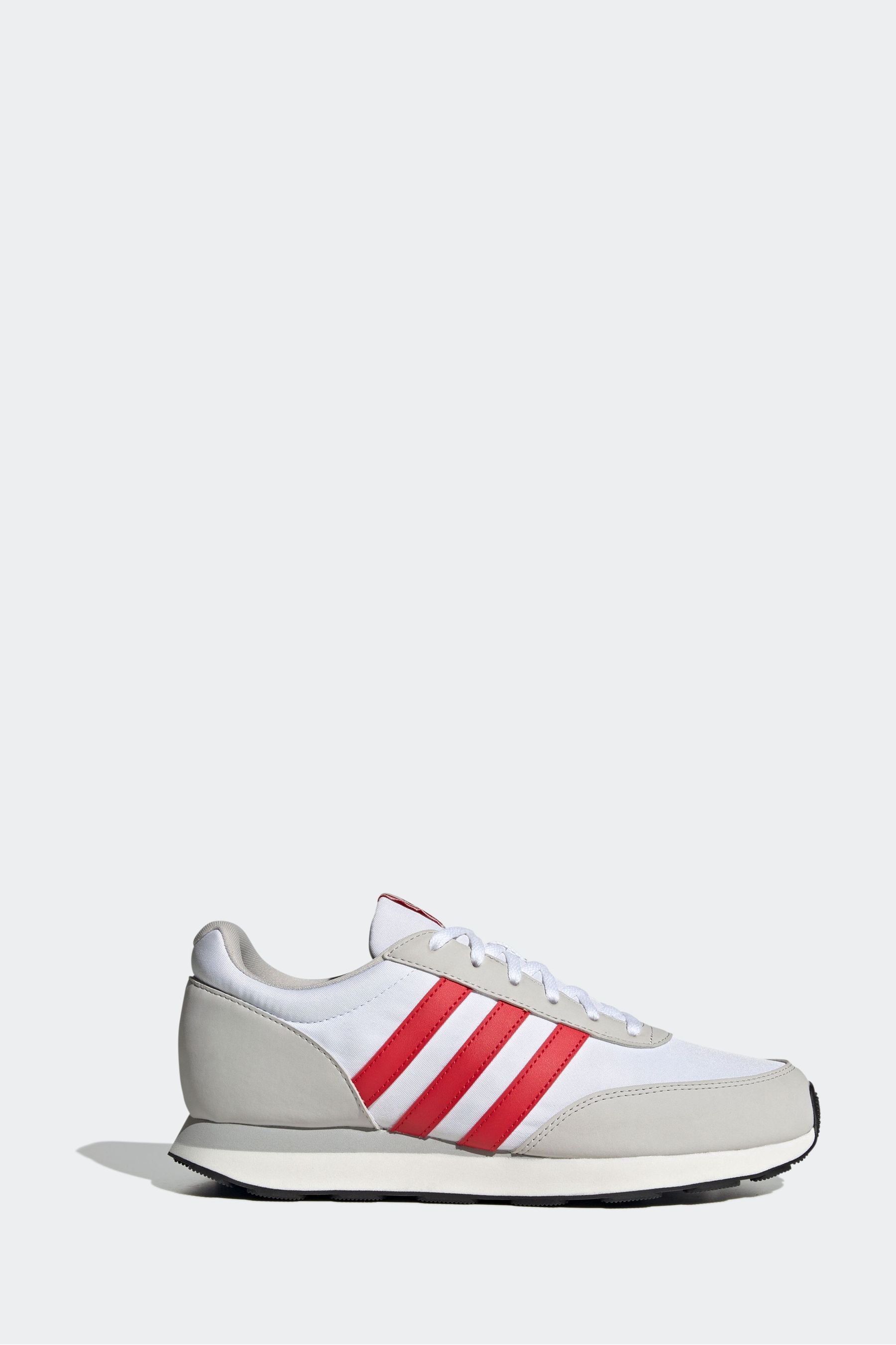 Red and white adidas running shoes hotsell
