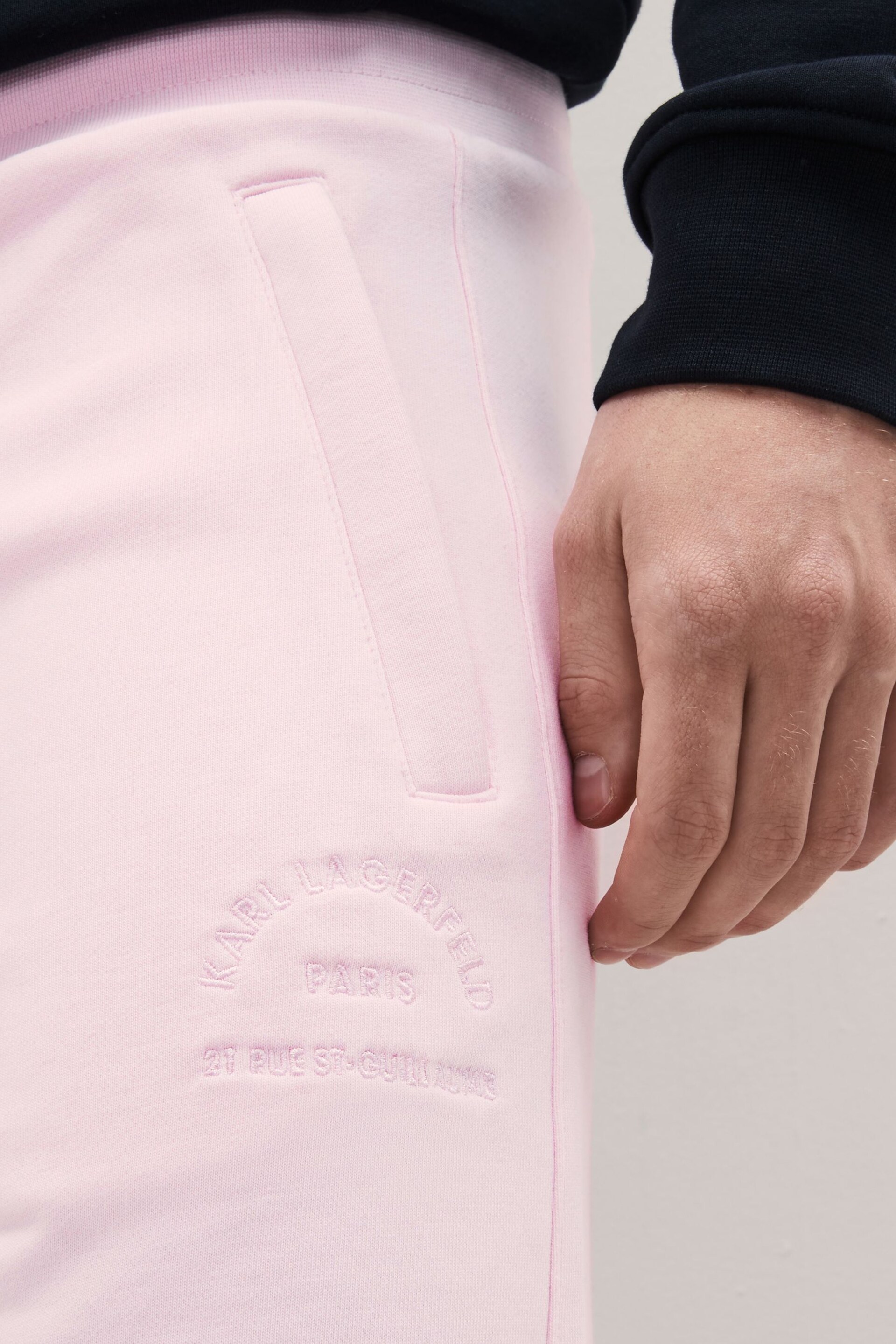 Karl Lagerfeld Pink Drawstring Shorts - Image 3 of 6