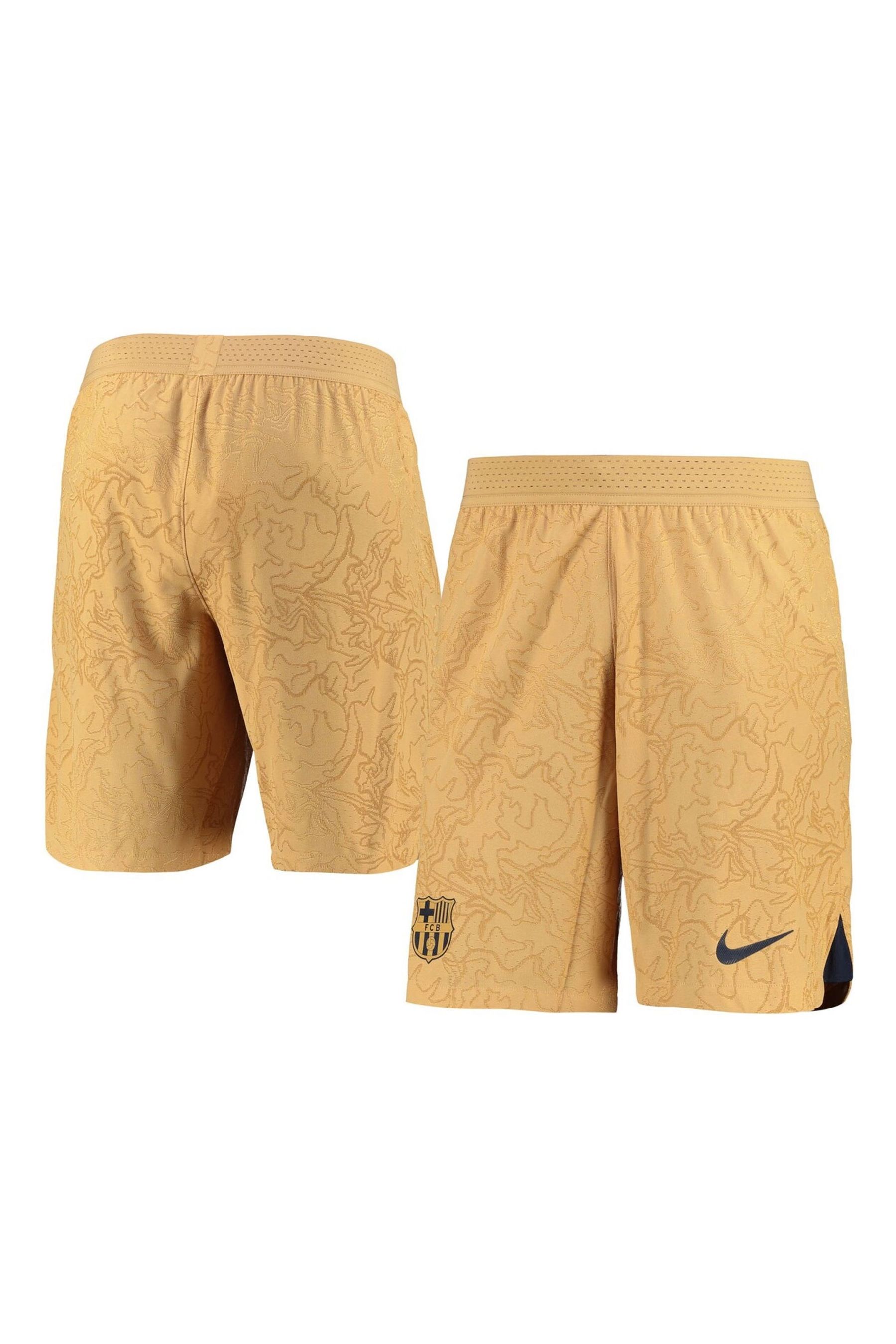 Buy Nike Beige Barcelona Away Vapor Match Football Shorts 2022 23 from Next Belgium