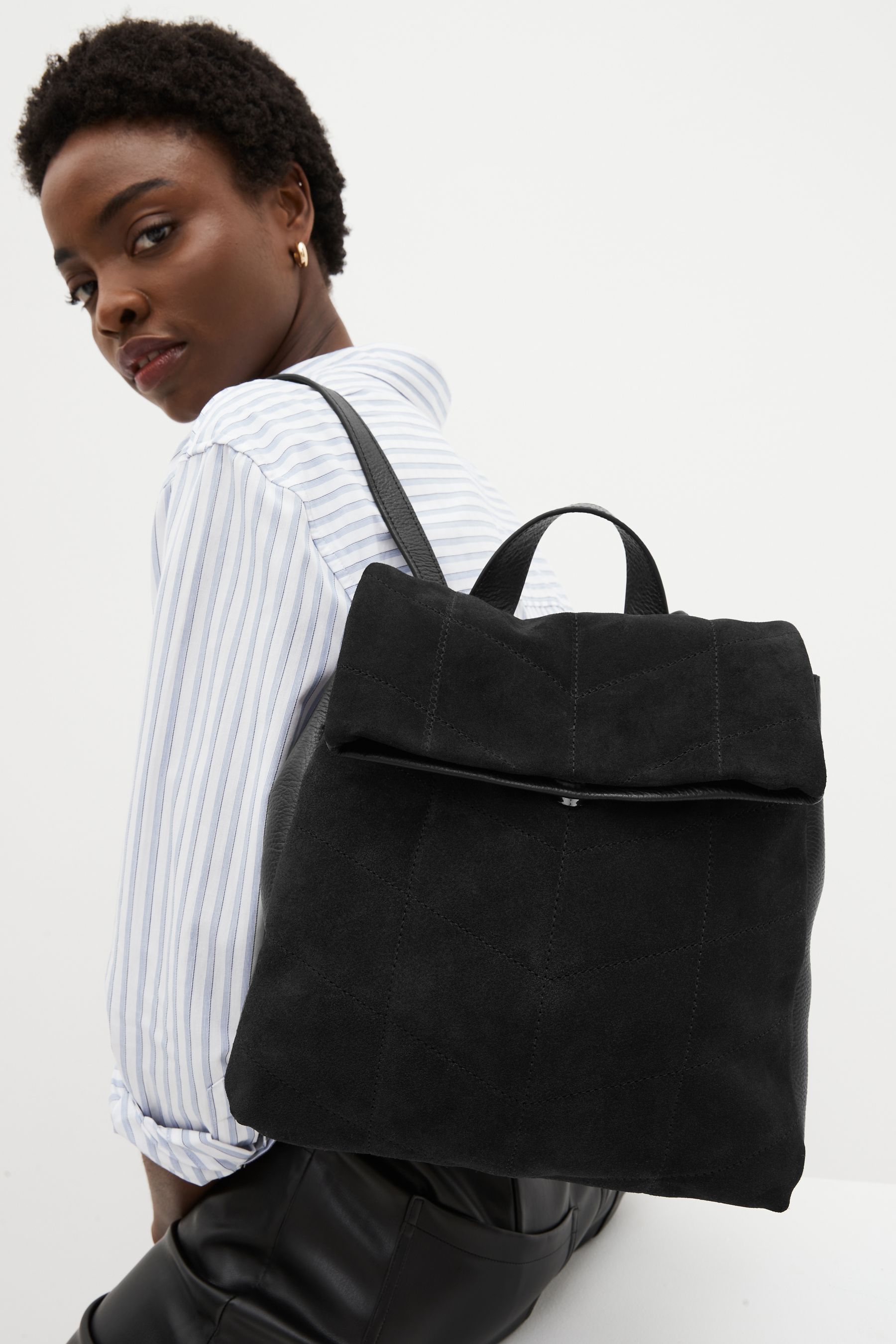 Next leather rucksack cheap