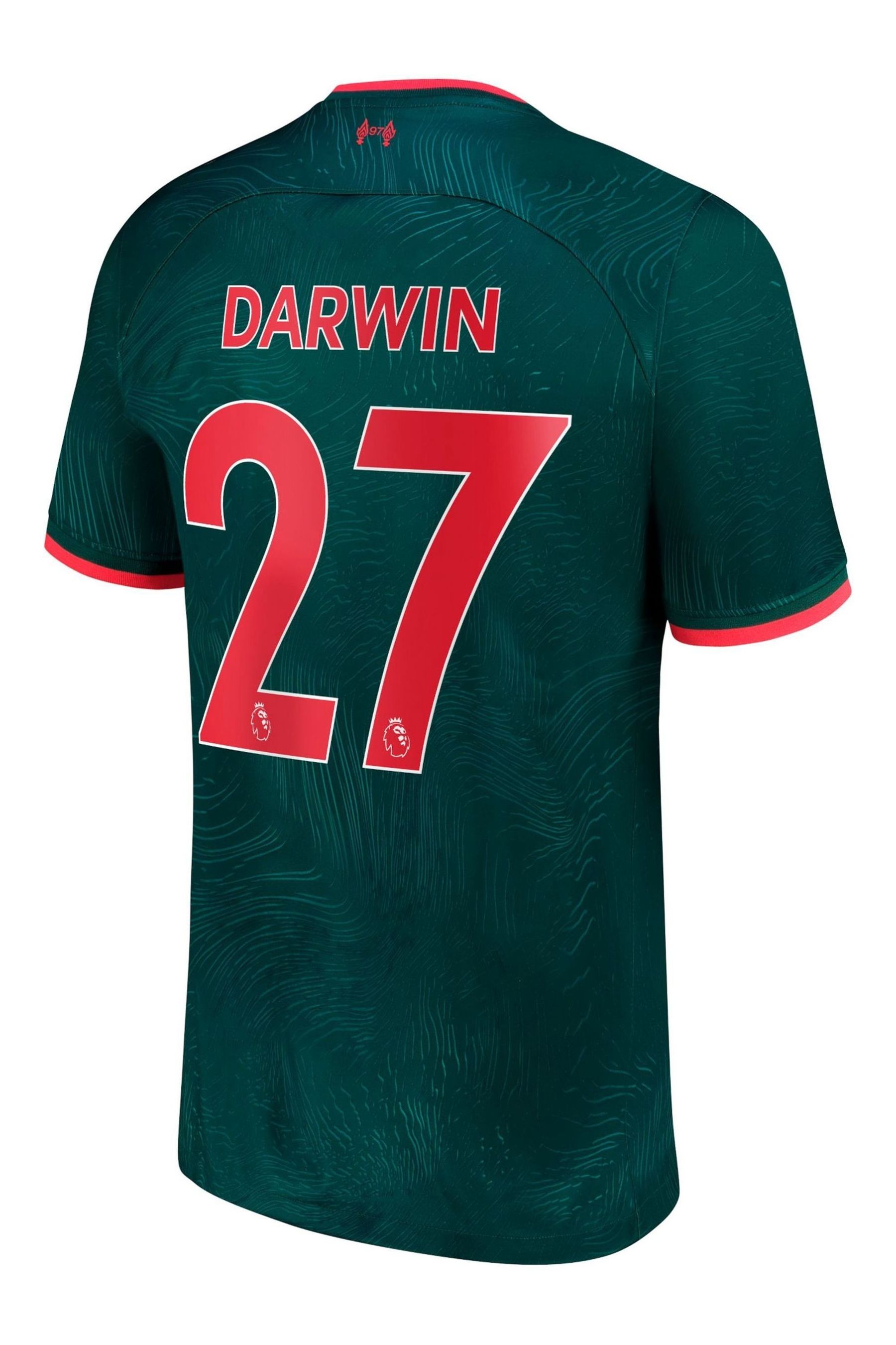 Buy Nike Green Darwin 27 Liverpool FC Third Stadium Football Shirt from Next Luxembourg
