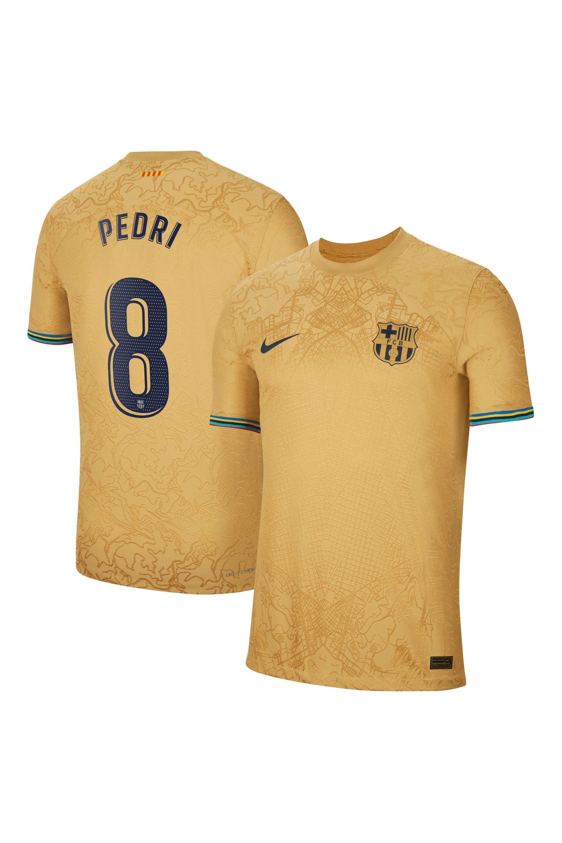 Buy Nike Gold Barcelona Away Vapor Match Shirt 2022 23 from Next Slovakia