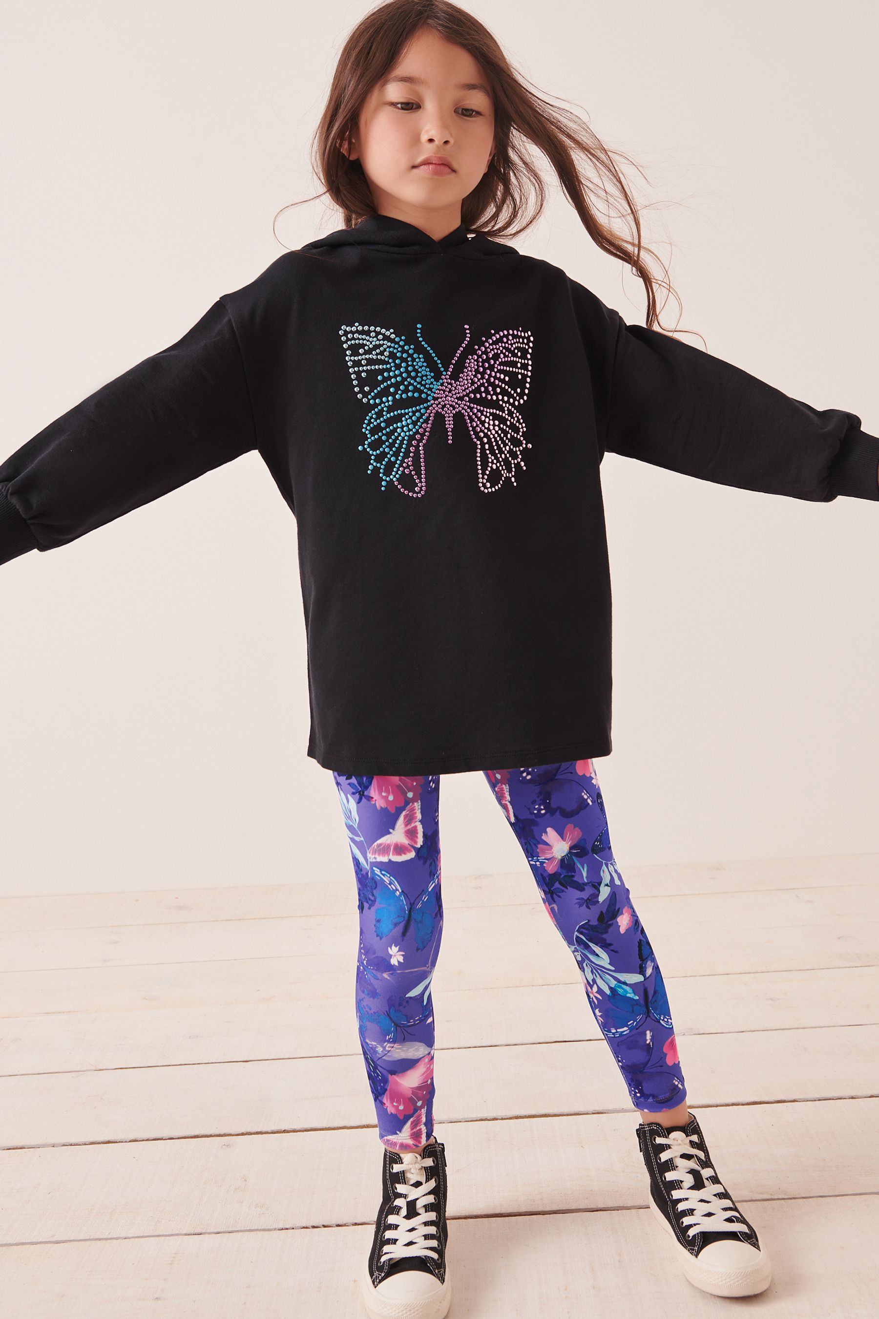 Purple butterfly hoodie deals