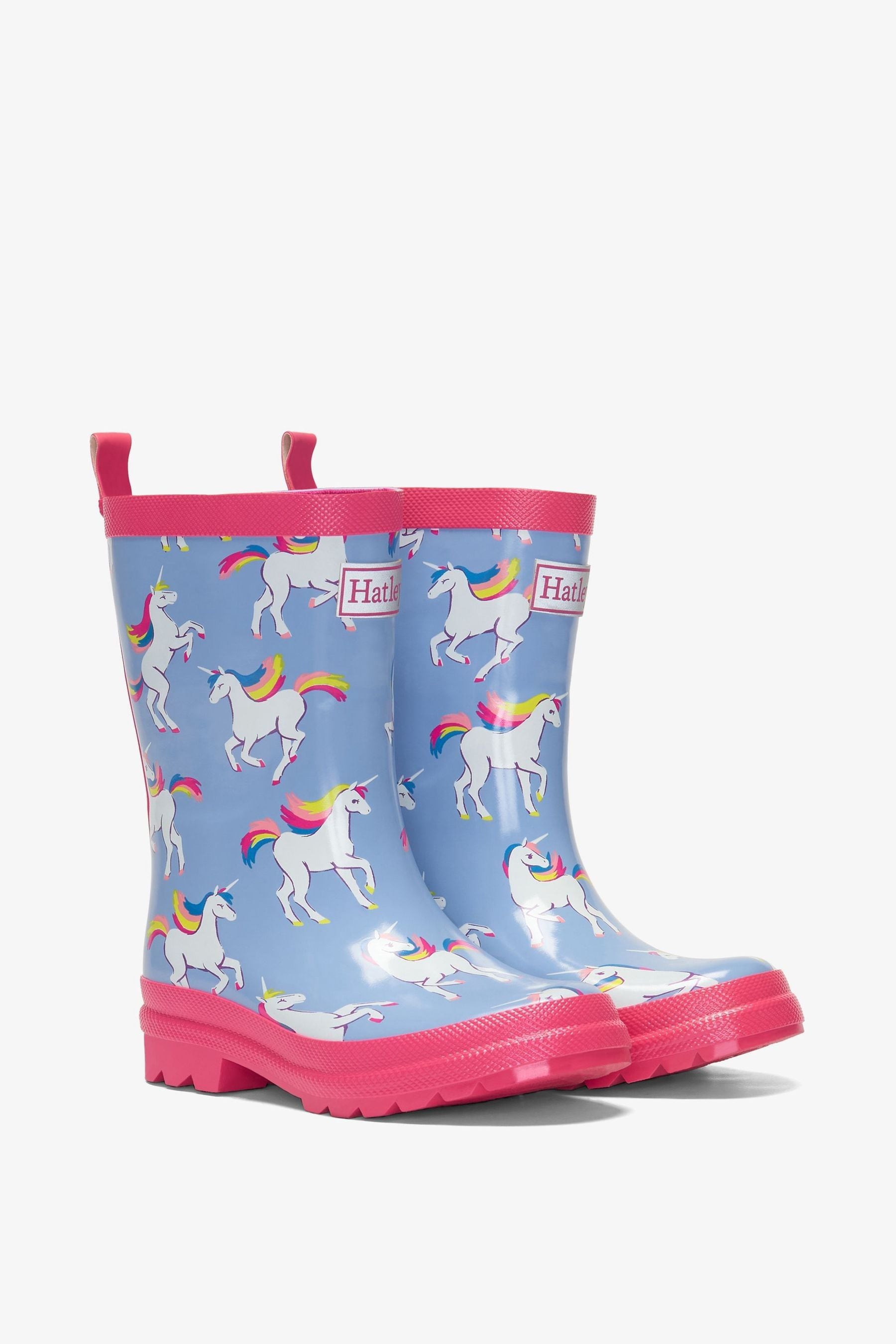 Buy Hatley Purple Unicorn Sky Dance My 1st Rain Boots from Next Luxembourg