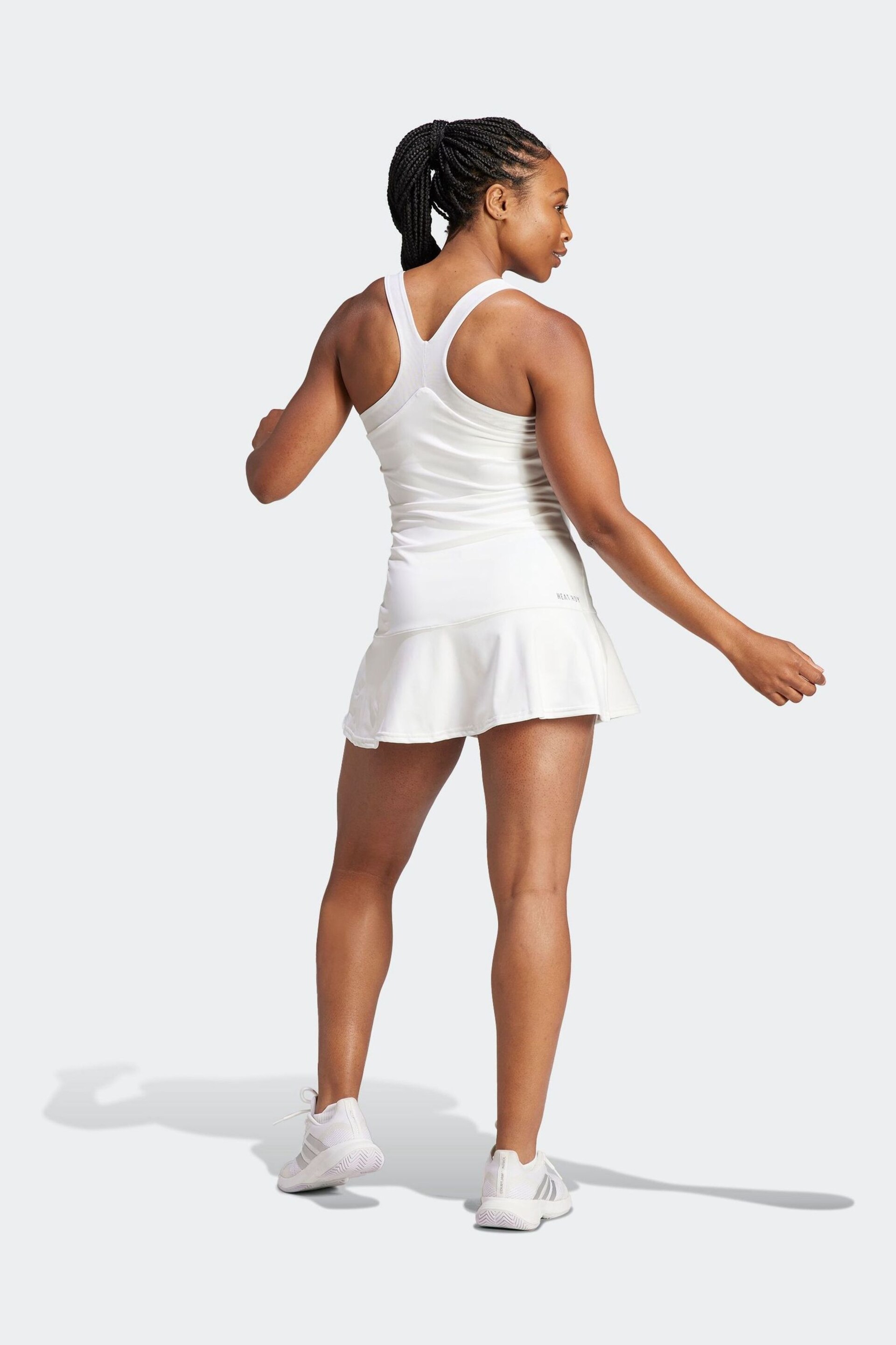 adidas White Gameset Y-Strap Dress - Image 2 of 8