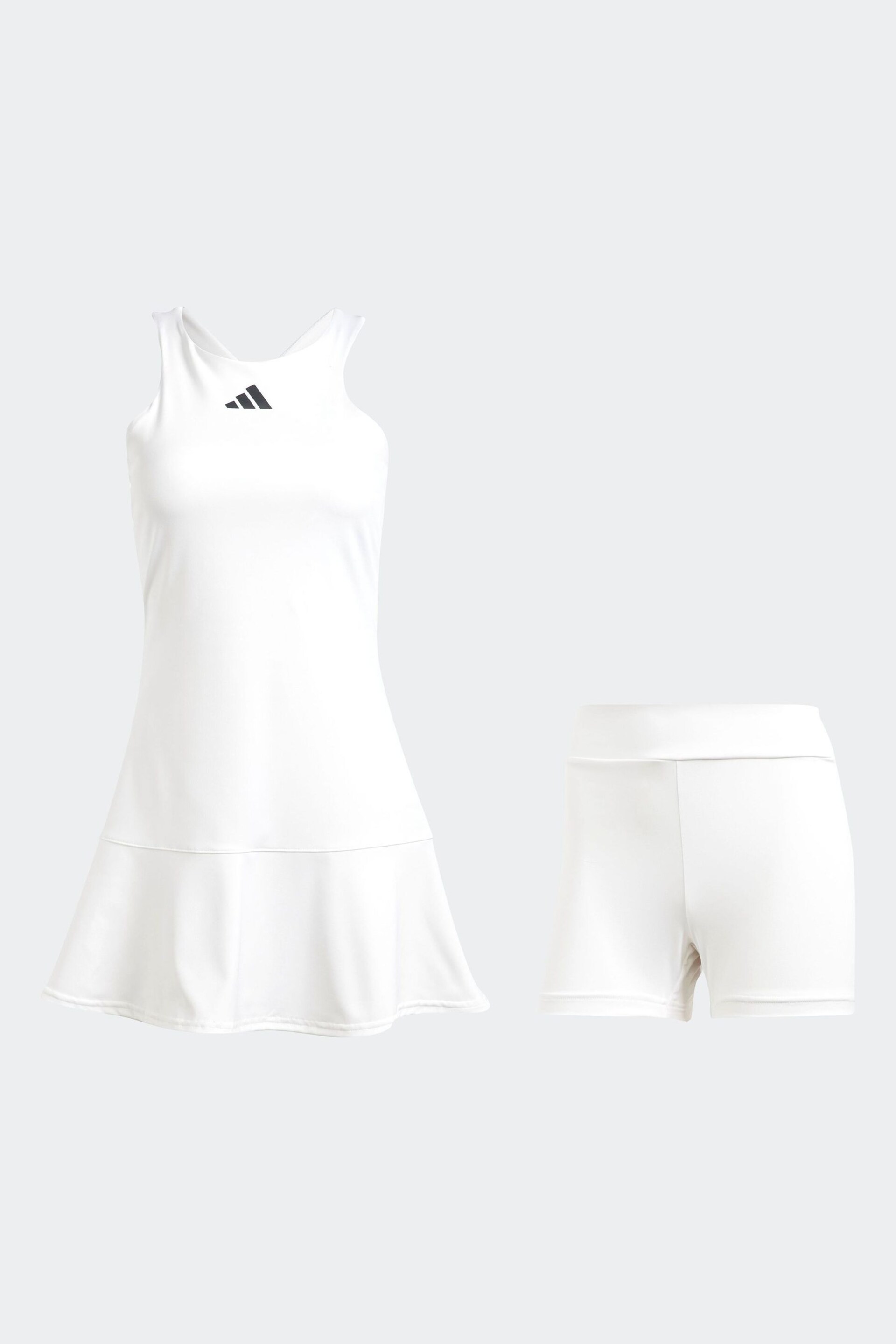 adidas White Gameset Y-Strap Dress - Image 8 of 8