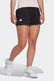 adidas Black Adult Sport Club Tennis Shorts - Image 1 of 7