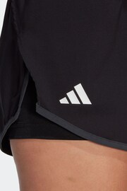 adidas Black Adult Sport Club Tennis Shorts - Image 4 of 7