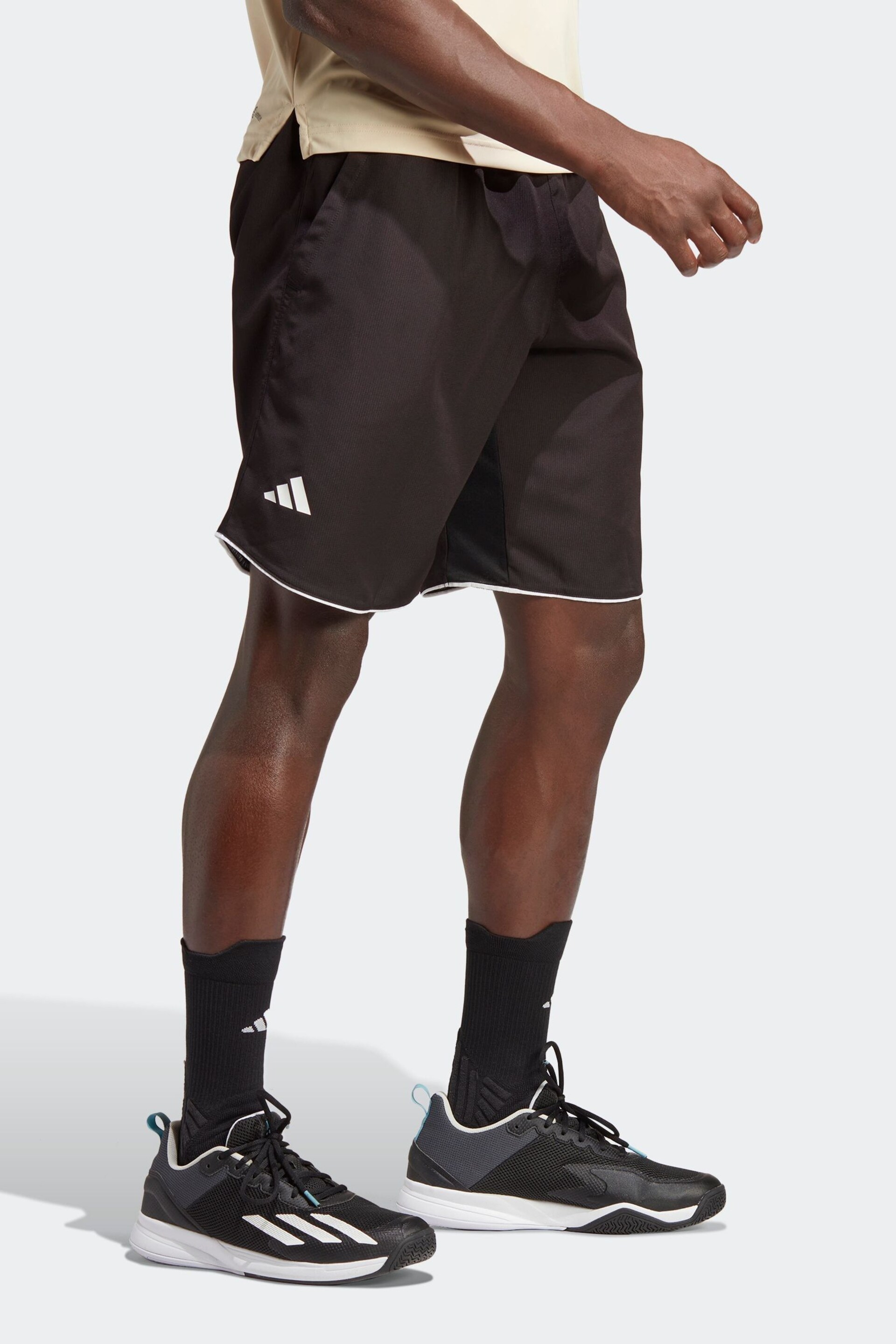 adidas Brown Club Tennis Shorts - Image 3 of 6