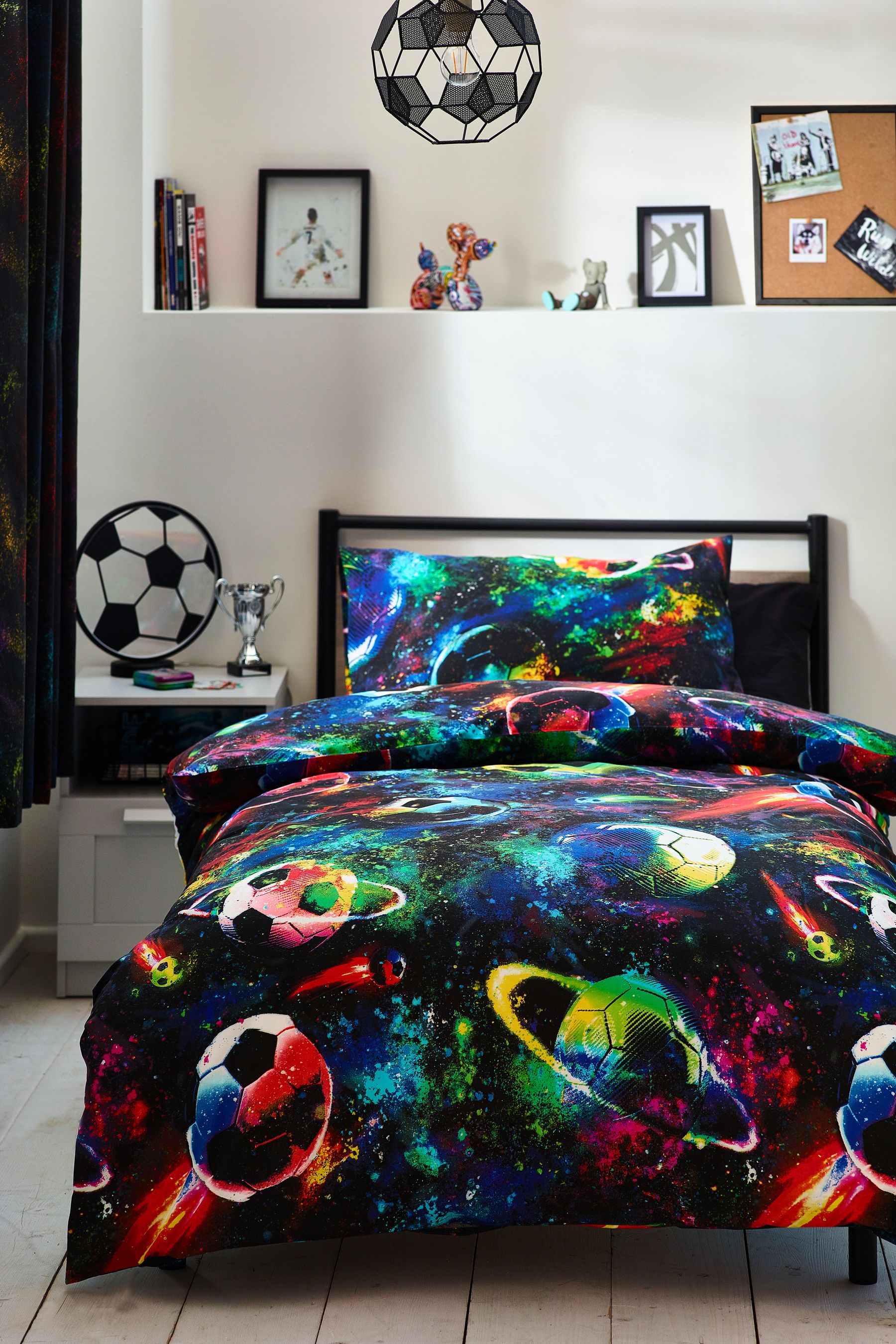 Double football duvet cover clearance