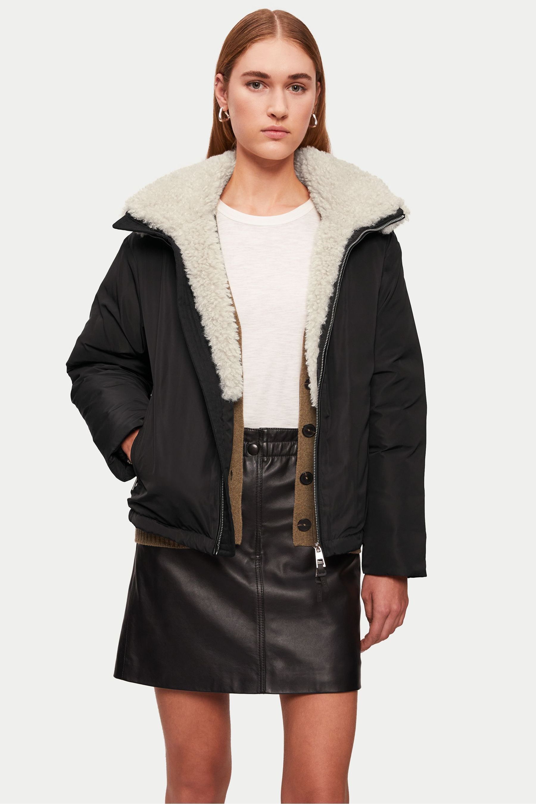 Jigsaw puffer jacket online