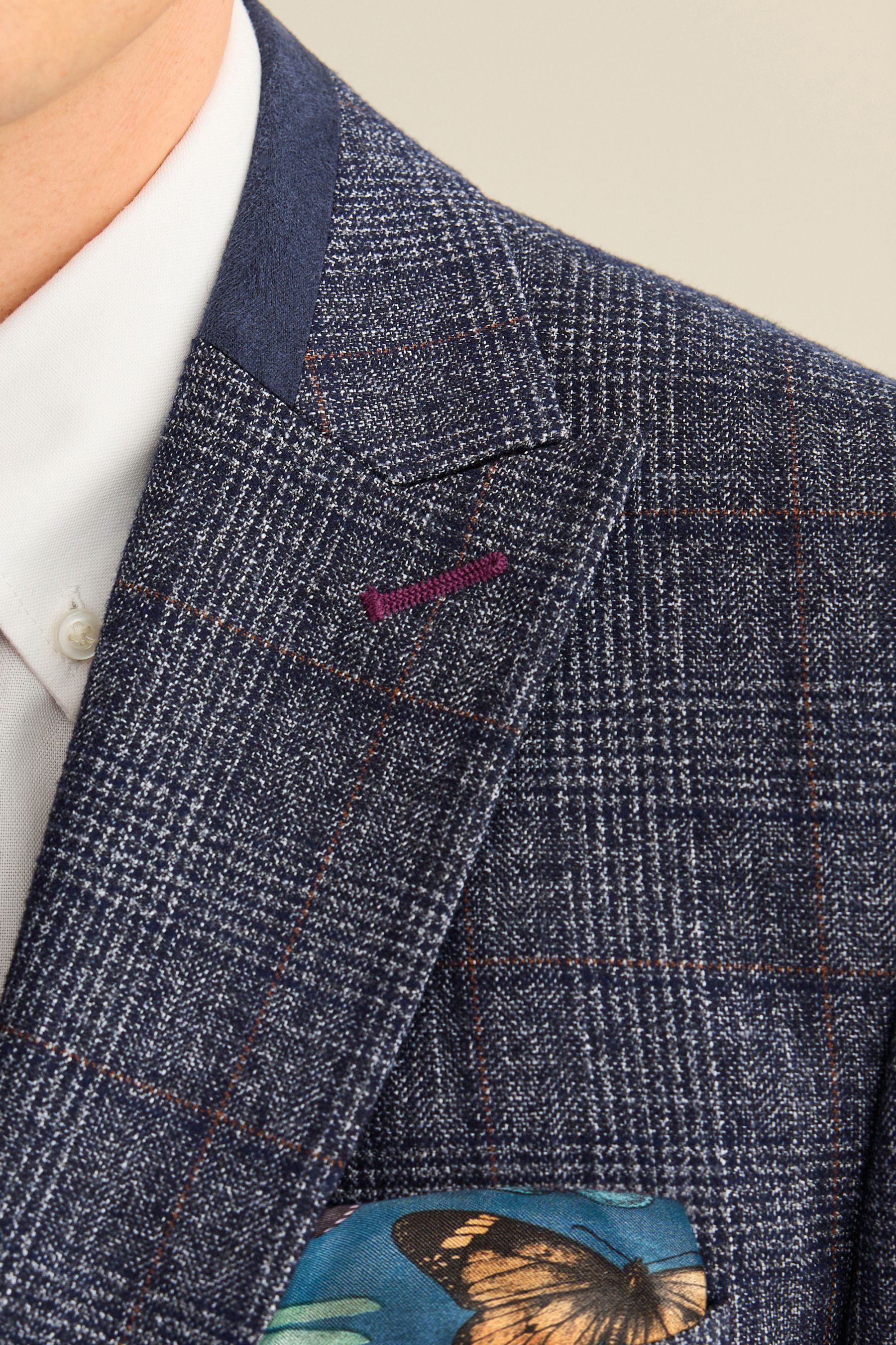 Next navy slim fit suit online