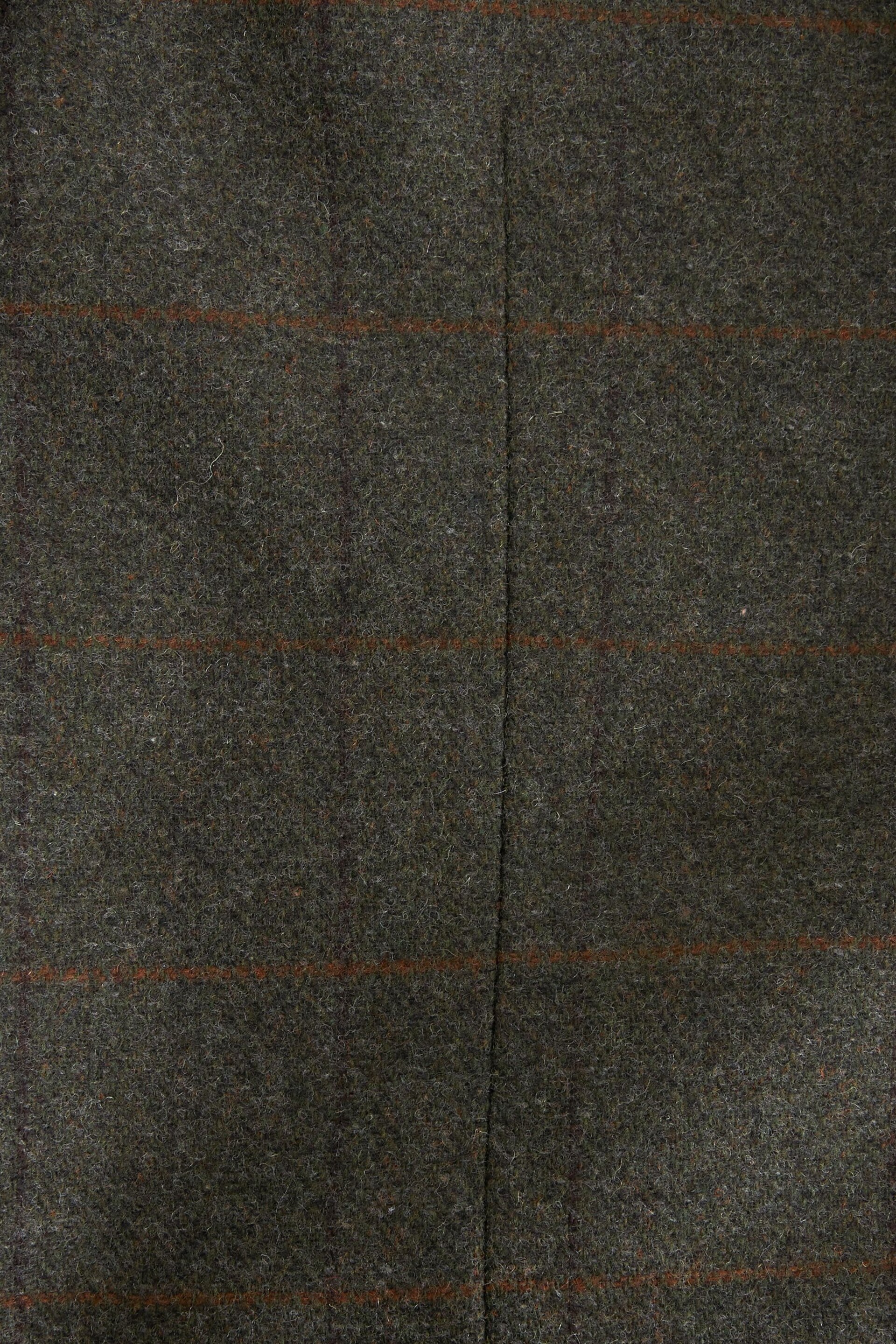 Green Regular Fit Trimmed Check Suit Jacket - Image 15 of 15