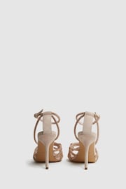 Reiss Nude Eryn Embellished Heeled Sandals - Image 5 of 6