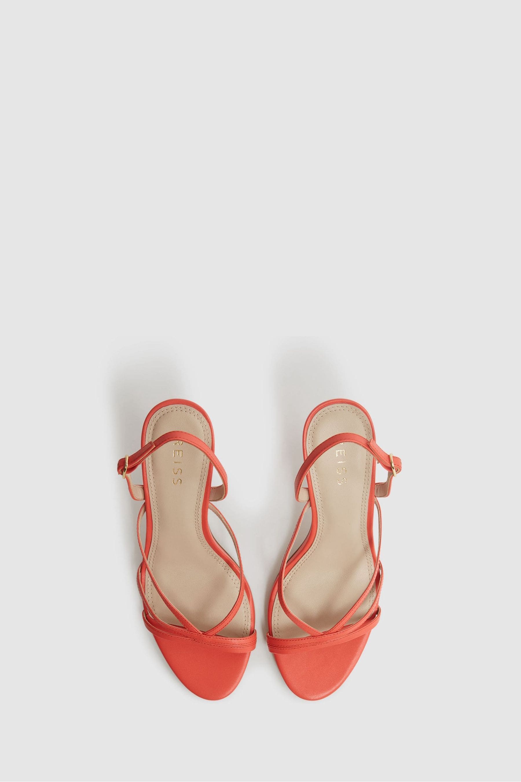 Buy Reiss Coral Clara Strappy Mid Heel Sandals from the Next UK online shop
