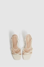 Reiss Off White Daisey Strappy Wedge Heels - Image 3 of 5