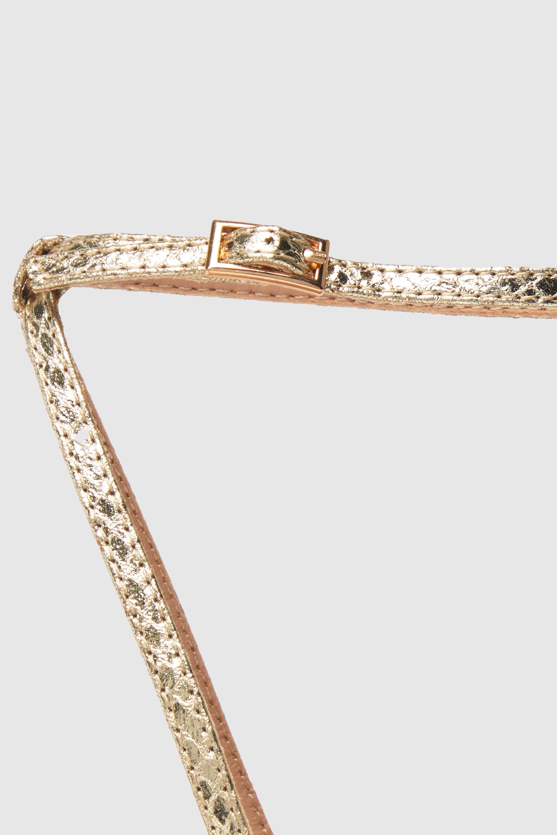 Schuh Gold Sadie Strappy Sandals